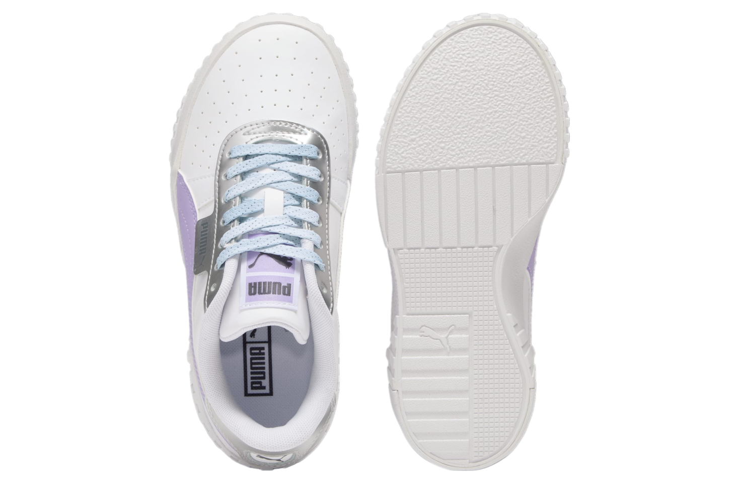 Puma Cali Frozen Over GS White / Vivid Violet