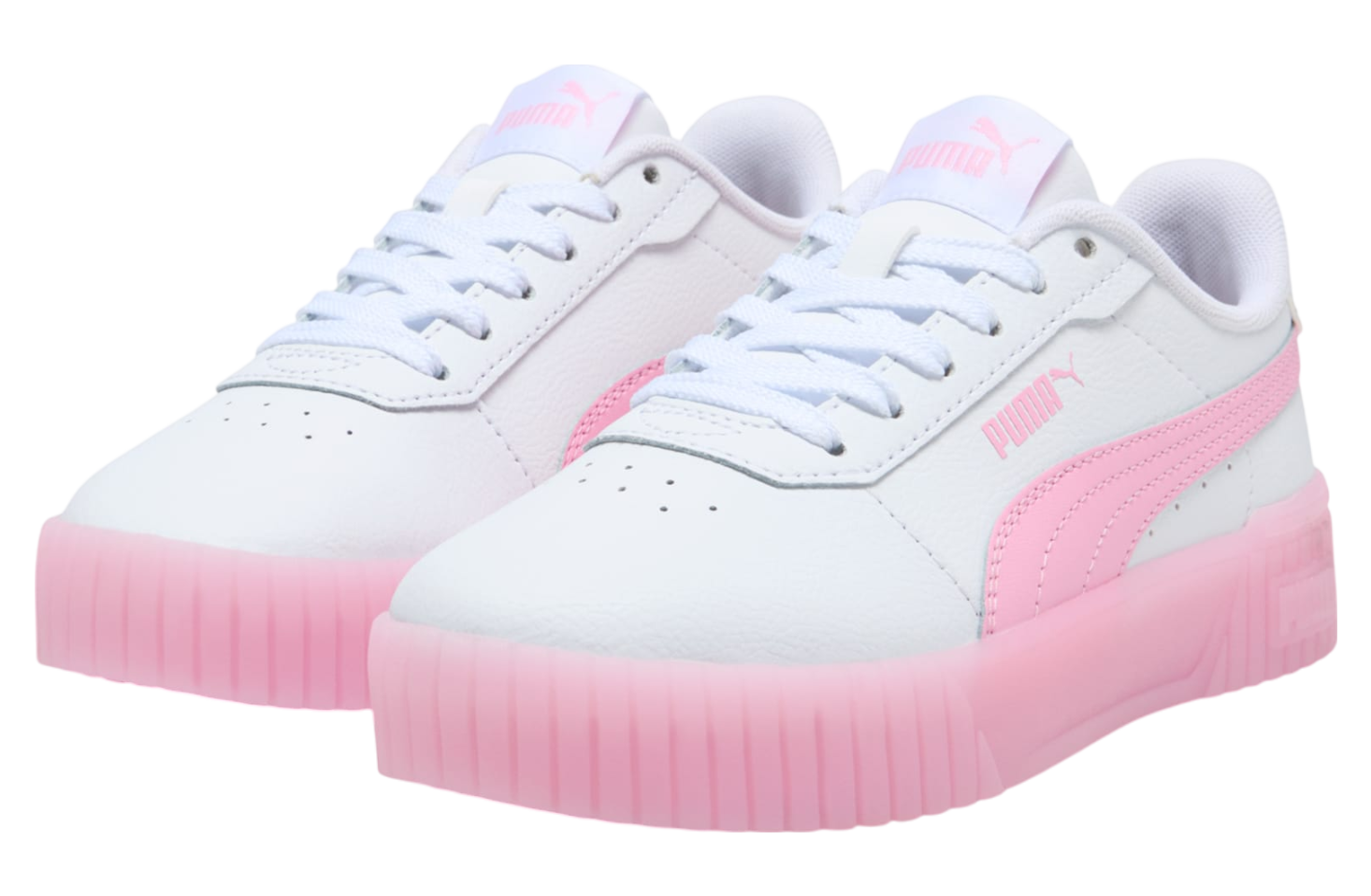 Puma Carina 2.0 Jelly Bean Big Kids White / Pink Lilac