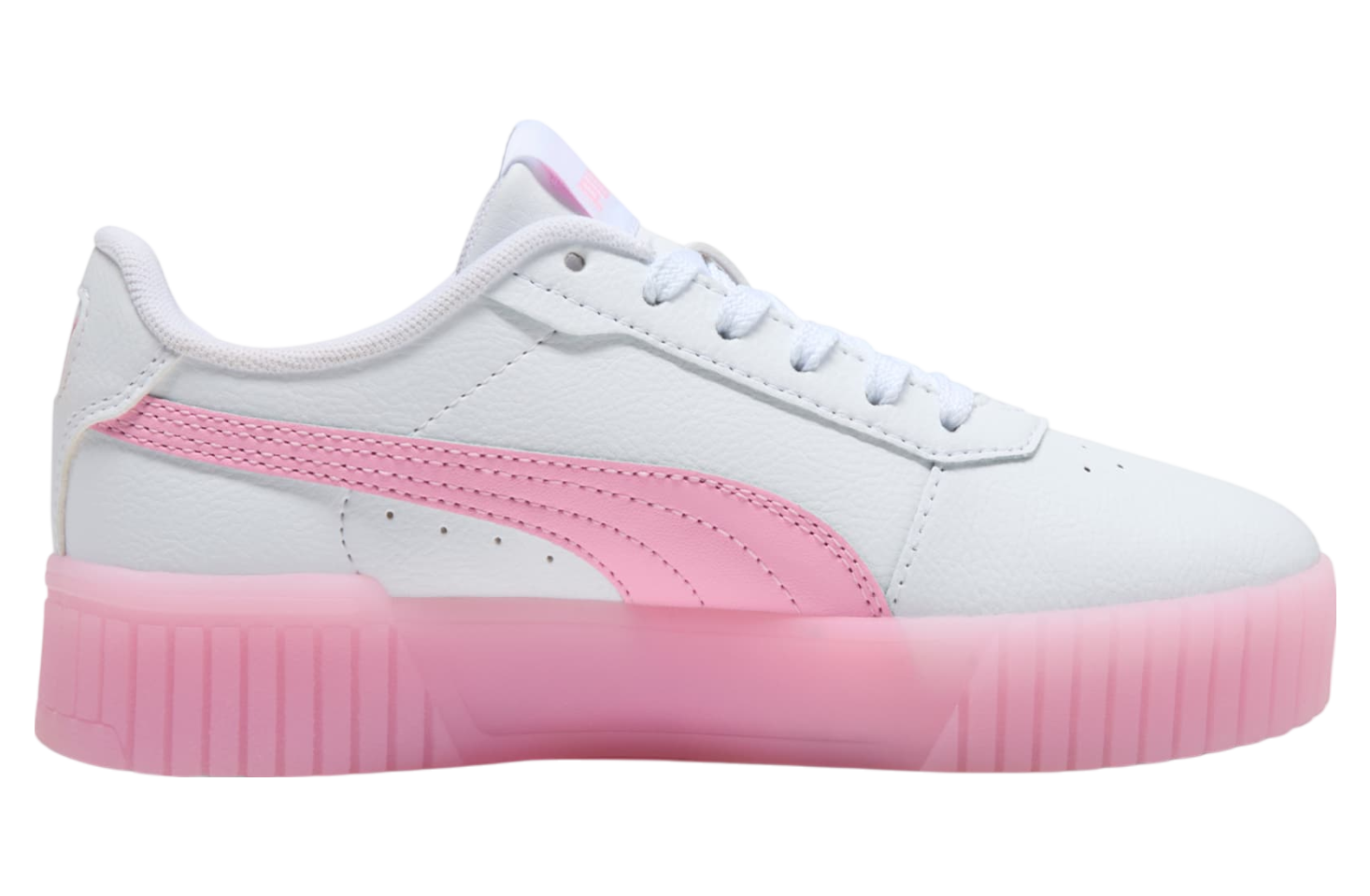 Puma Carina 2.0 Jelly Bean Big Kids White / Pink Lilac