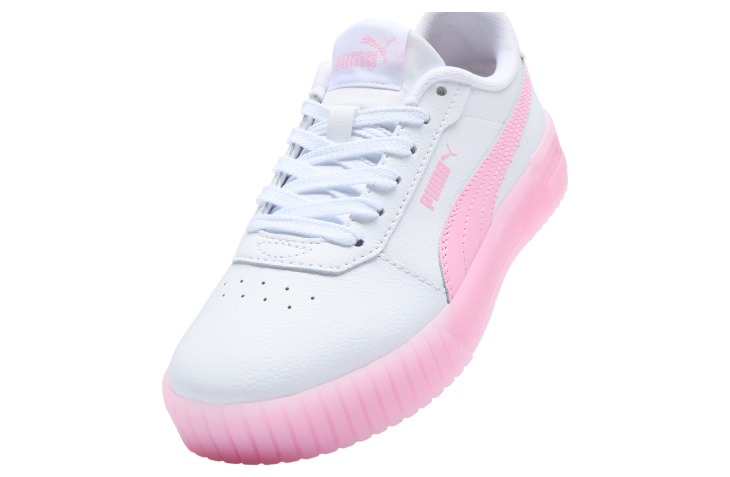 Puma Carina 2.0 Jelly Bean Big Kids White / Pink Lilac