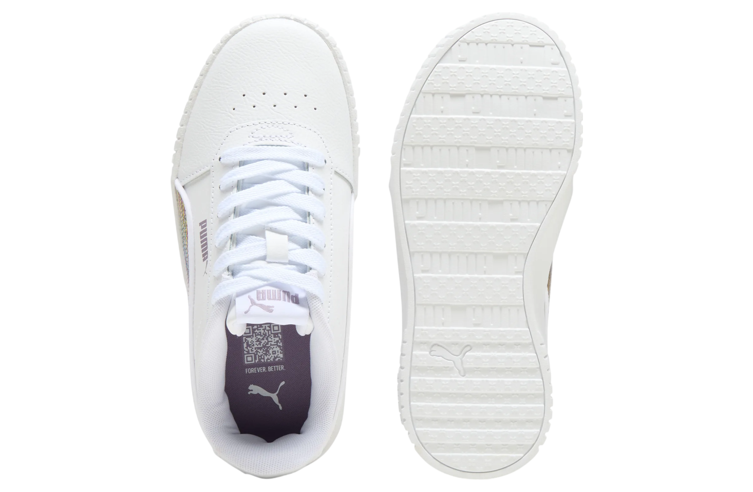 Puma Carina 2.0 Sequins GS White / Pale Plum