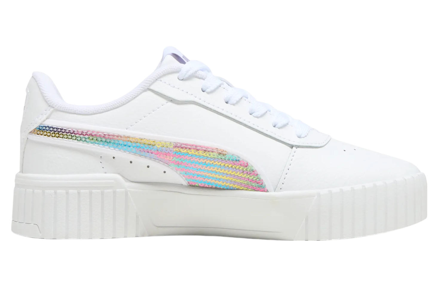 Puma Carina 2.0 Sequins GS White / Pale Plum