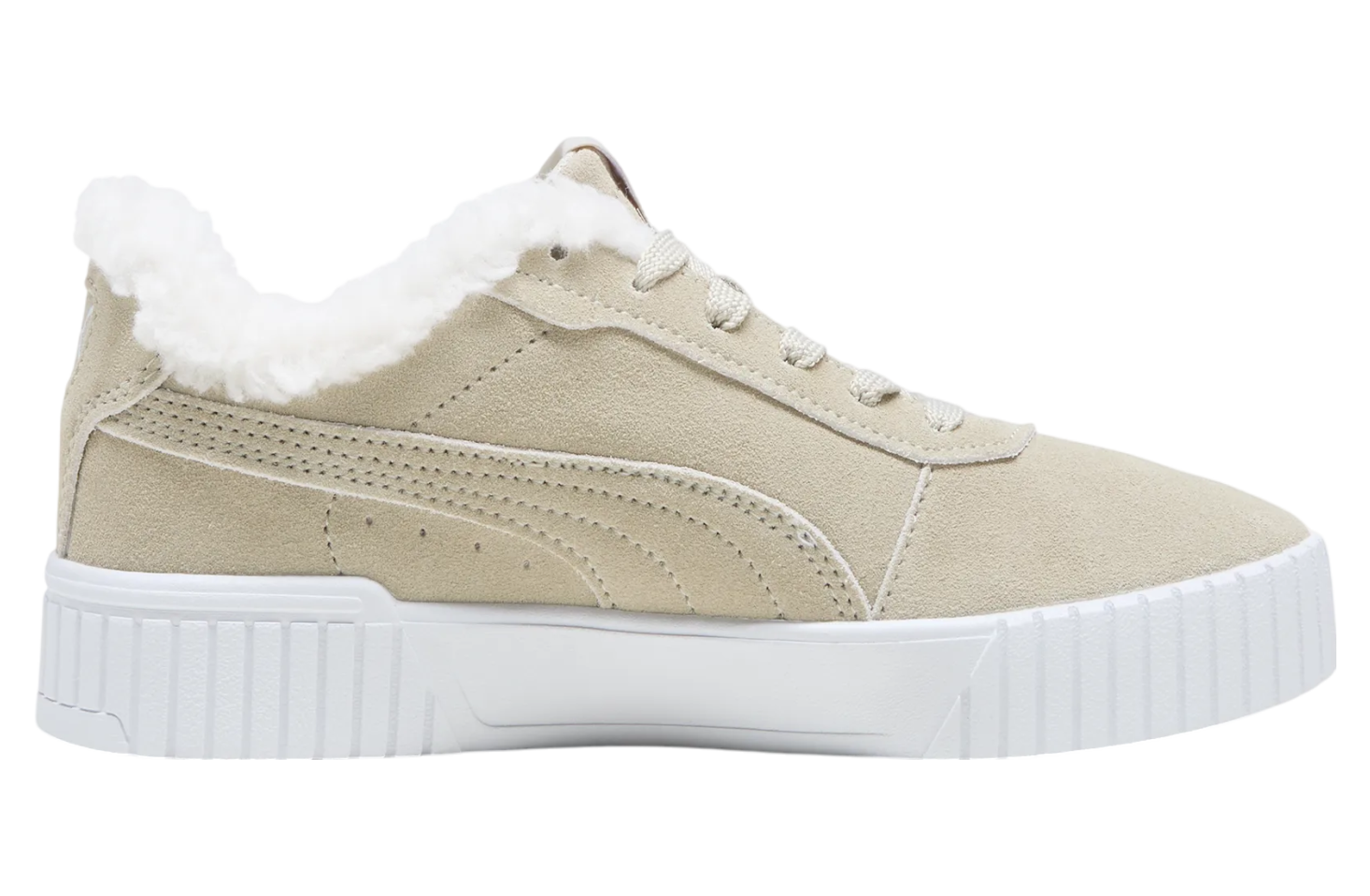 Puma Carina 2.0 Teddy Suede WMNS Desert Dust / White