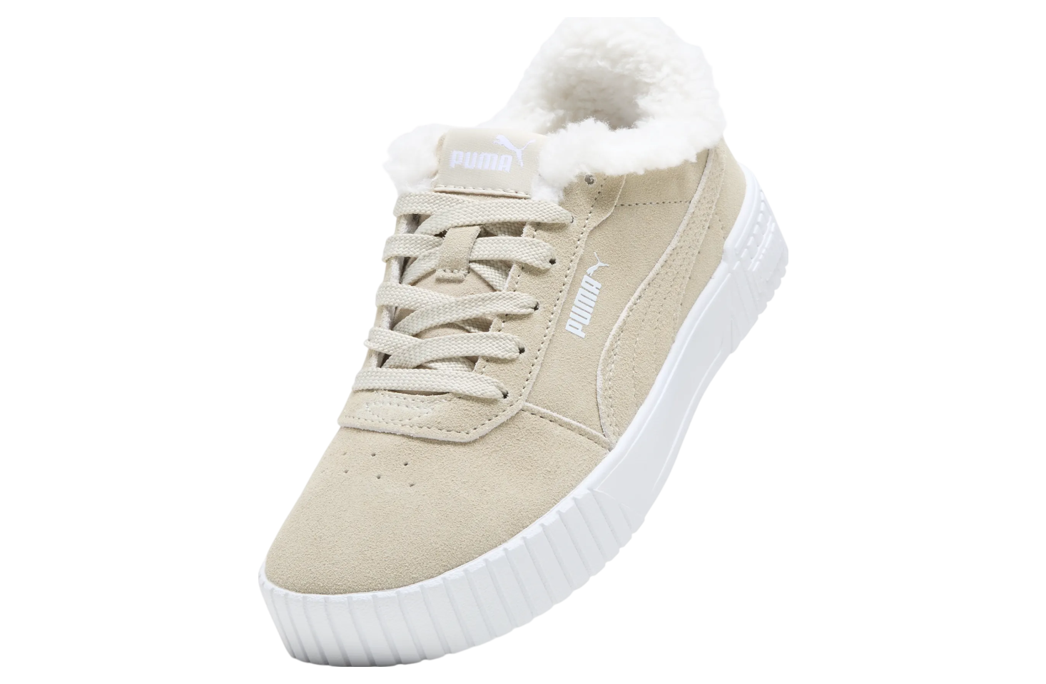 Puma Carina 2.0 Teddy Suede WMNS Desert Dust / White