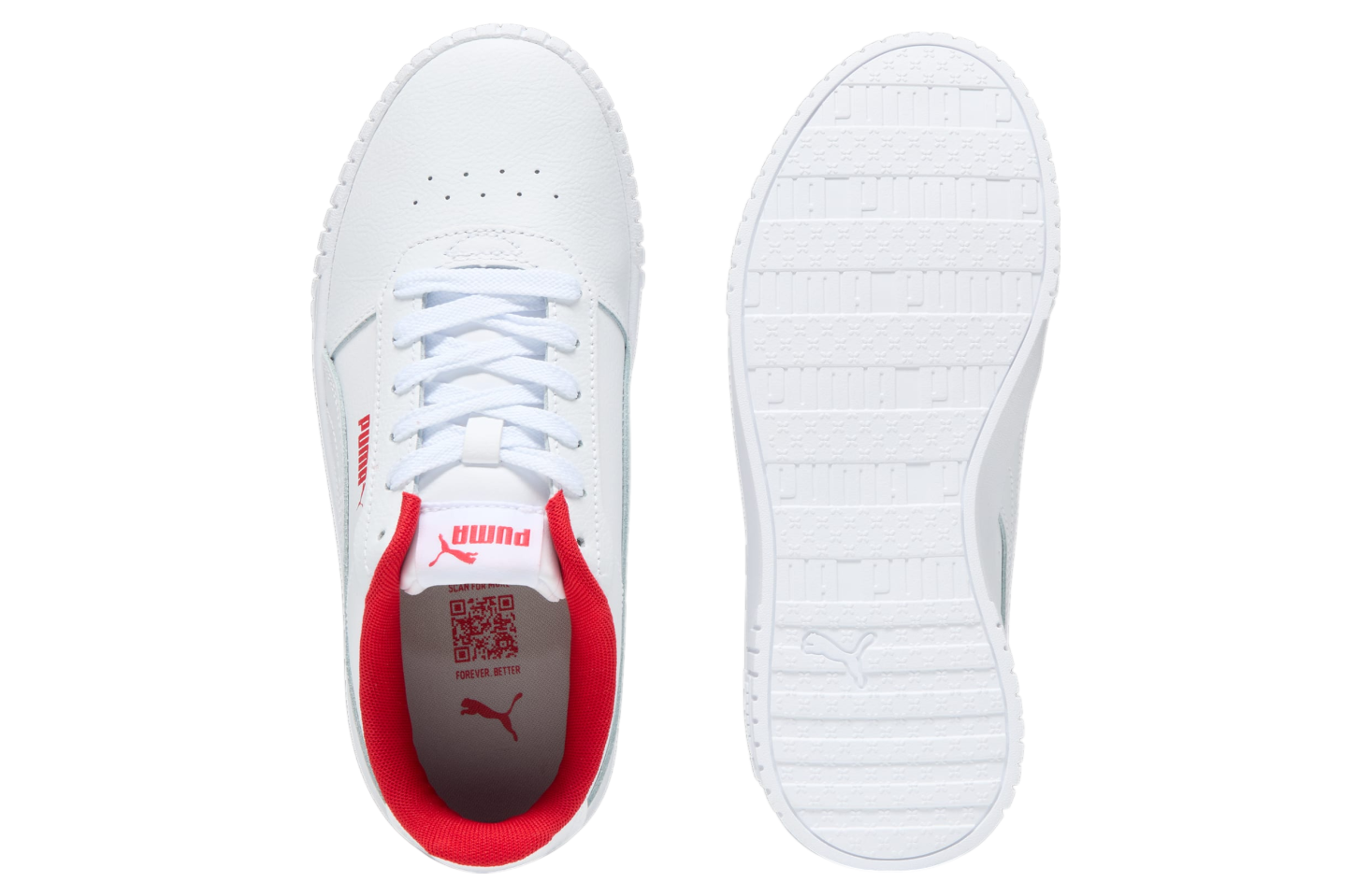 Puma Carina 2.0 WMNS White / For All Time Red