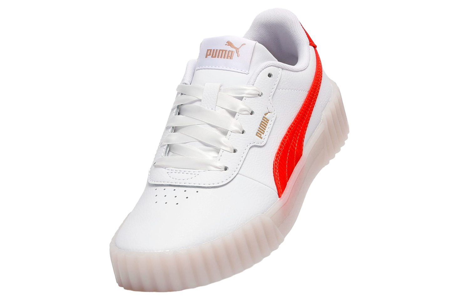 Puma Carina 3.0 Satin WMNS White / Fierce Red