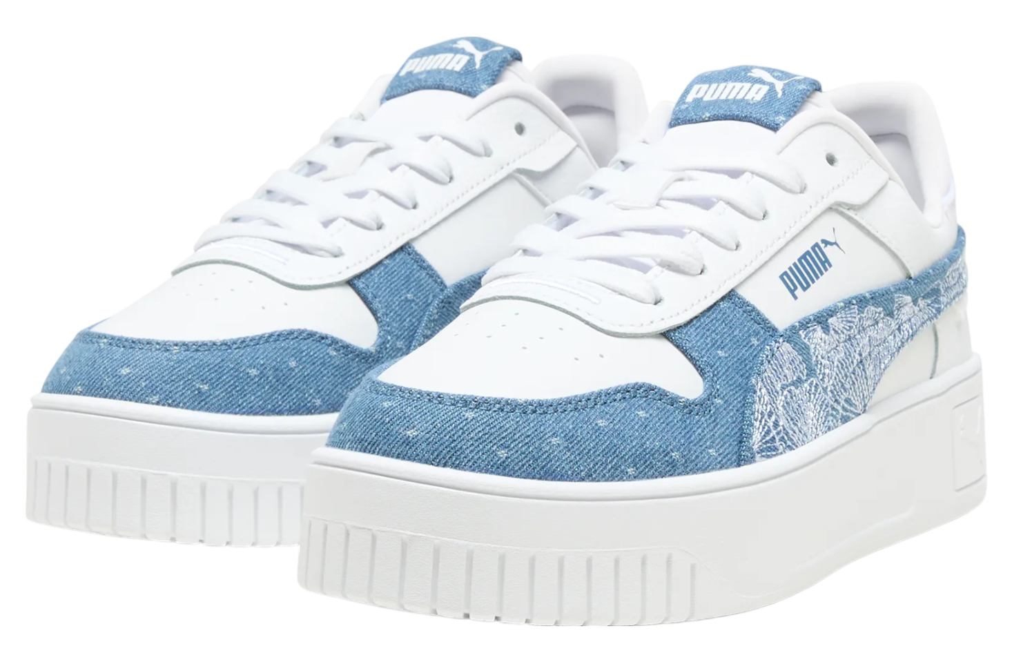 Puma Carina Street Denim WMNS White / Blue Horizon