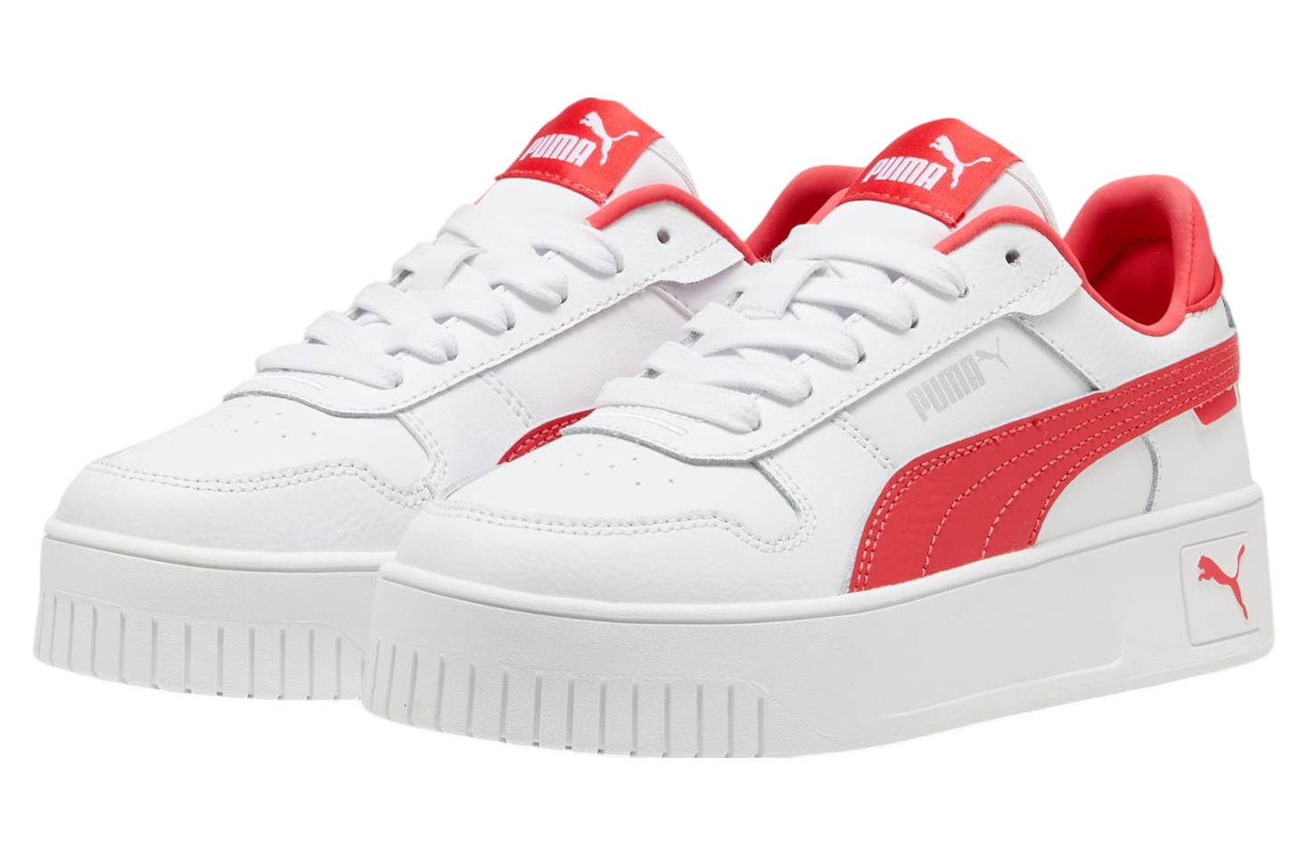 Puma Carina Street GS White / Tart Cherry