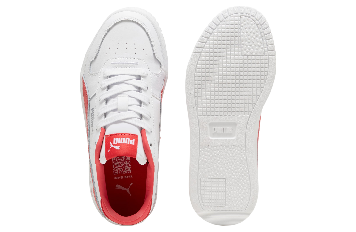 Puma Carina Street GS White / Tart Cherry