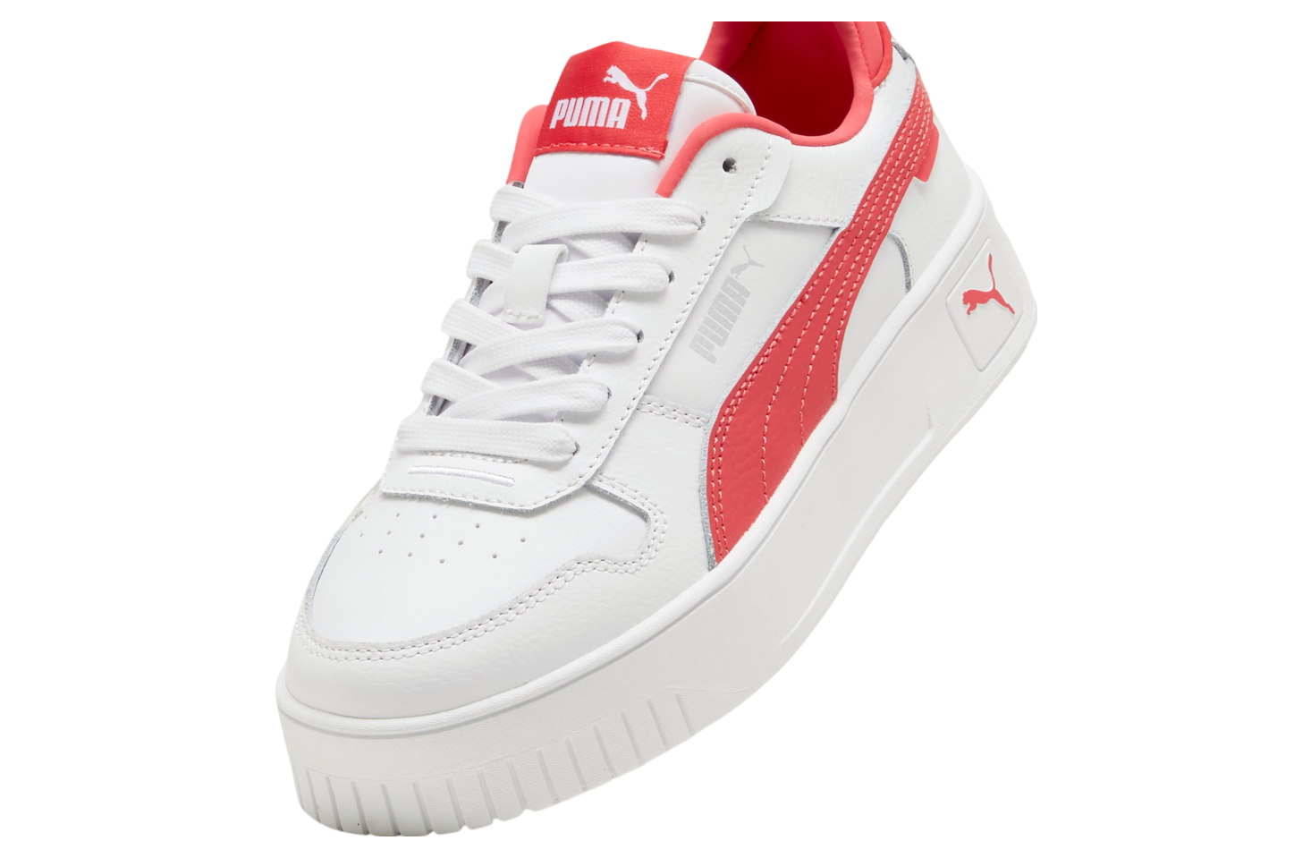 Puma Carina Street GS White / Tart Cherry