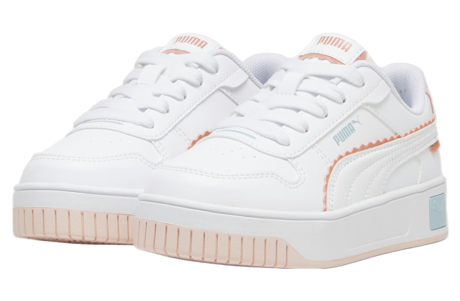 Puma Carina Street Off Side GS White / Island Pink