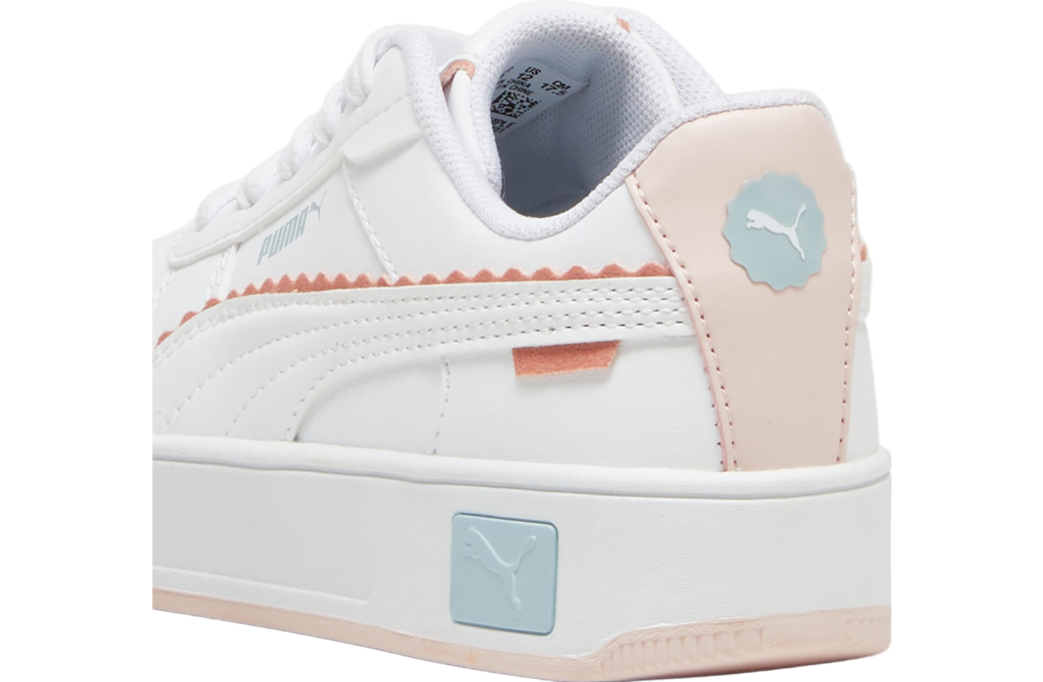 Puma Carina Street Off Side GS White / Island Pink