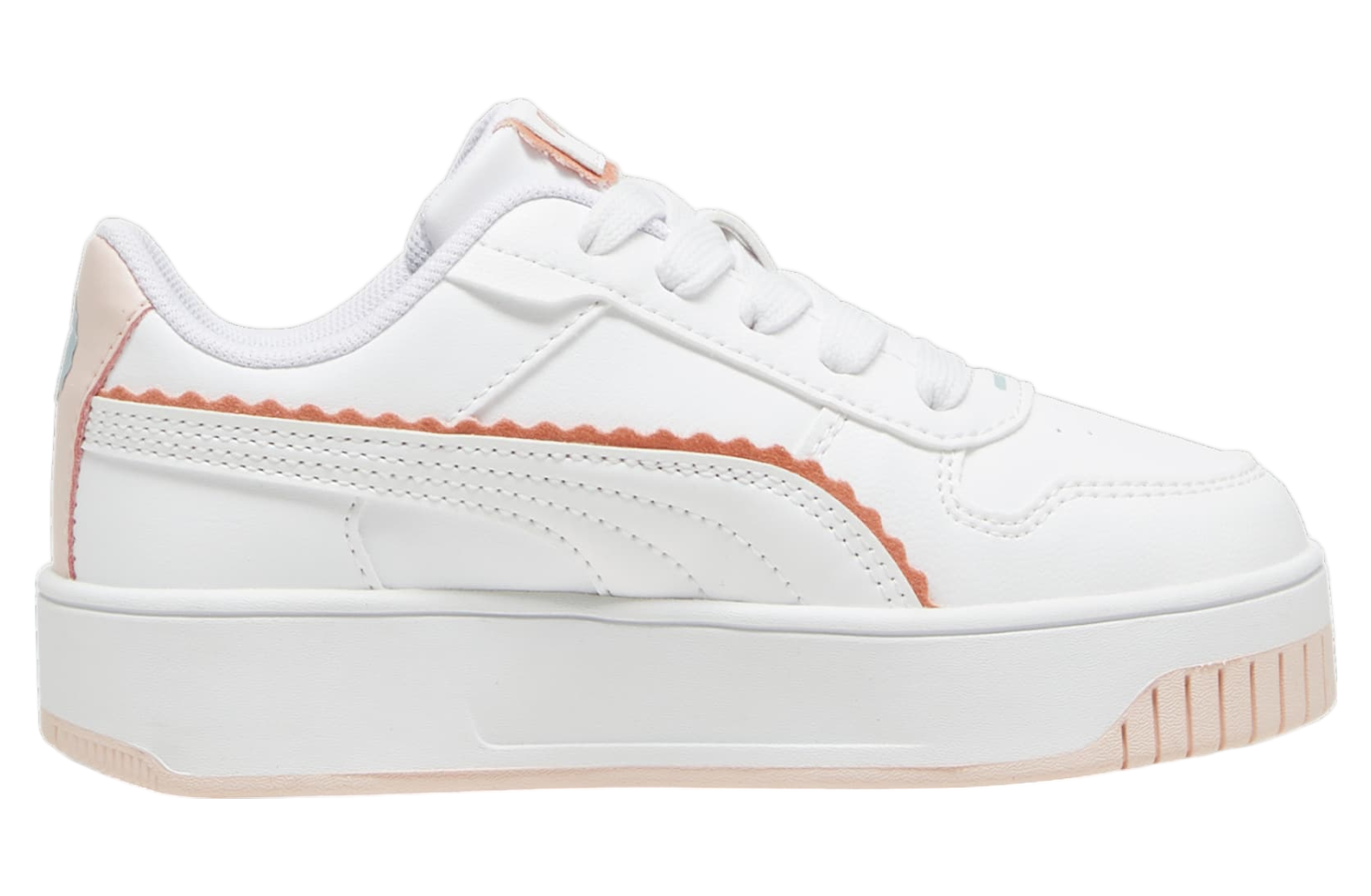 Puma Carina Street Off Side GS White / Island Pink