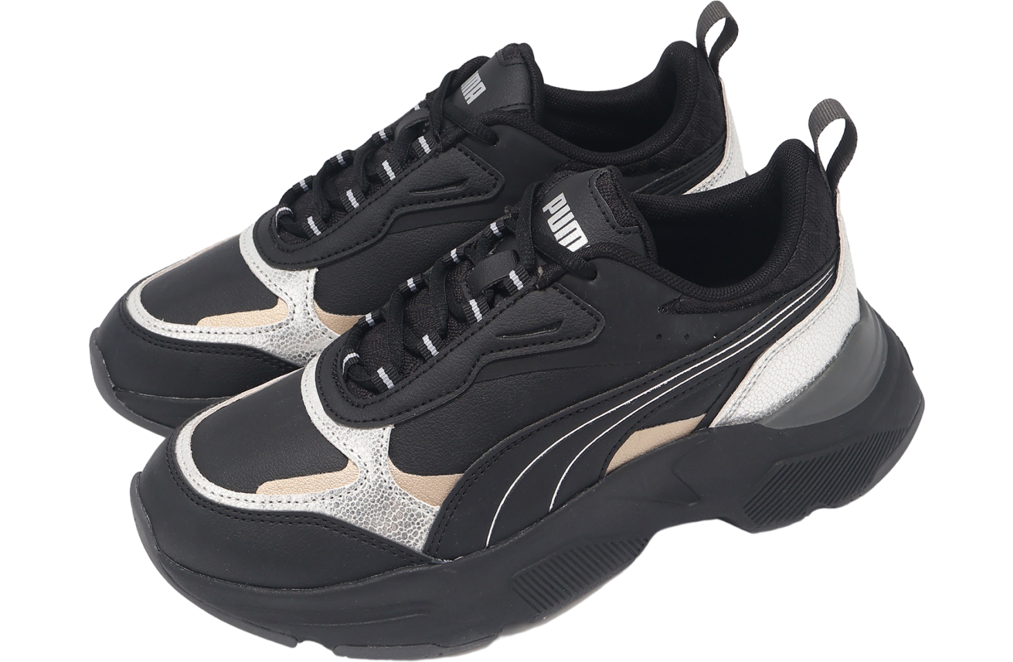 Puma Cassia Metallic Shine WMNS Black / Silver