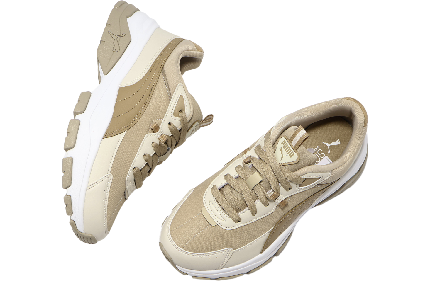 Puma Cassia Via Wmns Snow / Prairie Tan Puma Cassia Via Wmns Snow / Prairie Tan