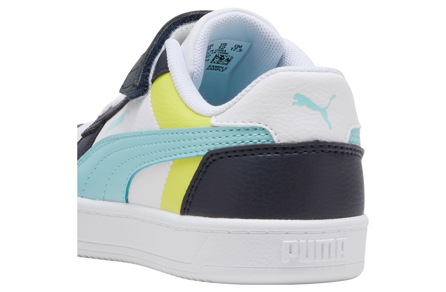 Puma Caven 2.0 Block Little Kids White / Safe Lake