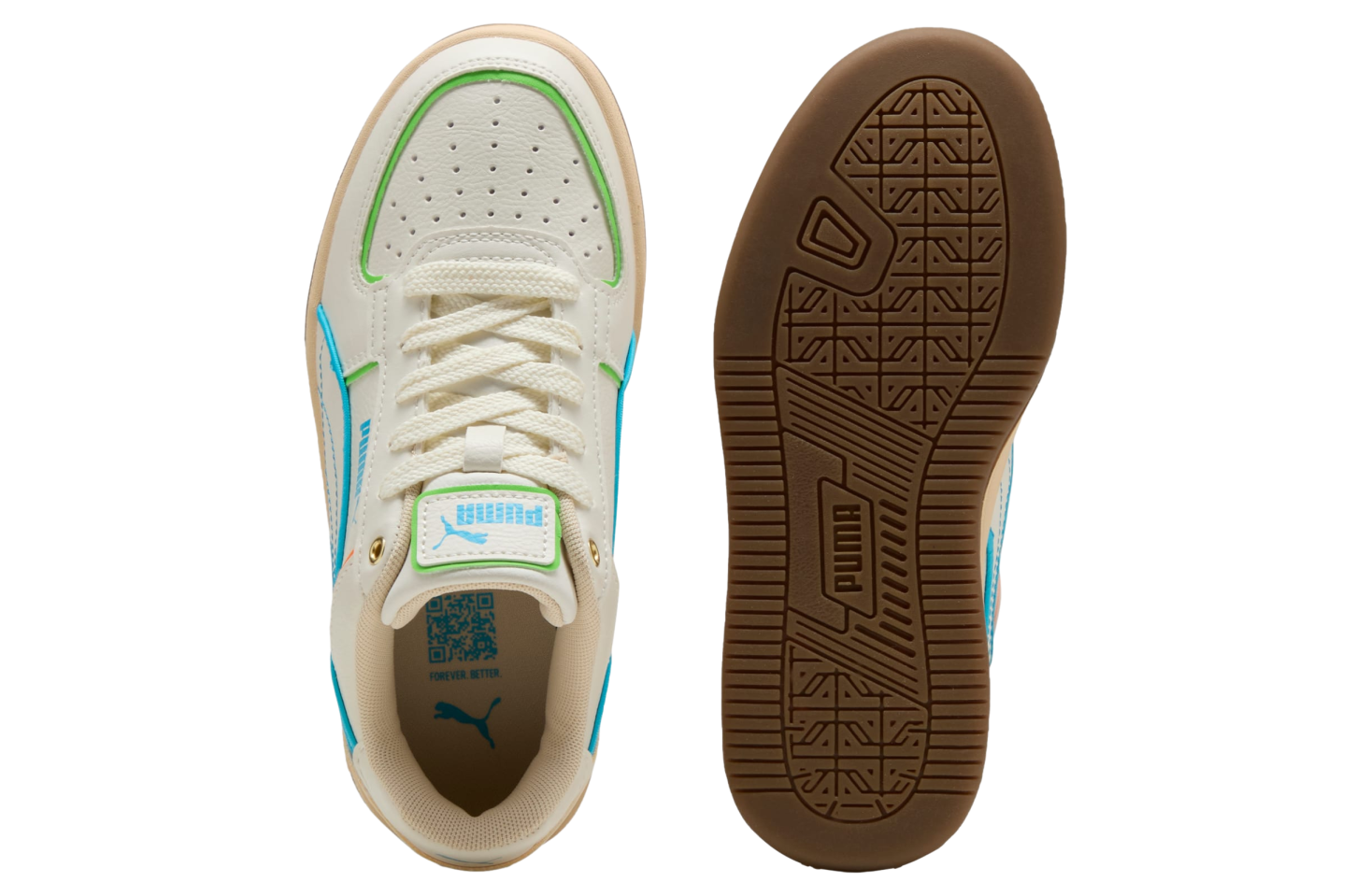 Puma Caven 2.0 Gs Warm White / Speed Blue