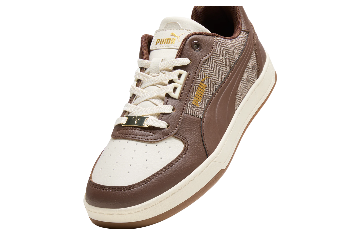 Puma Caven 2.0 Lux Suede Alpine Snow / Espresso Brown