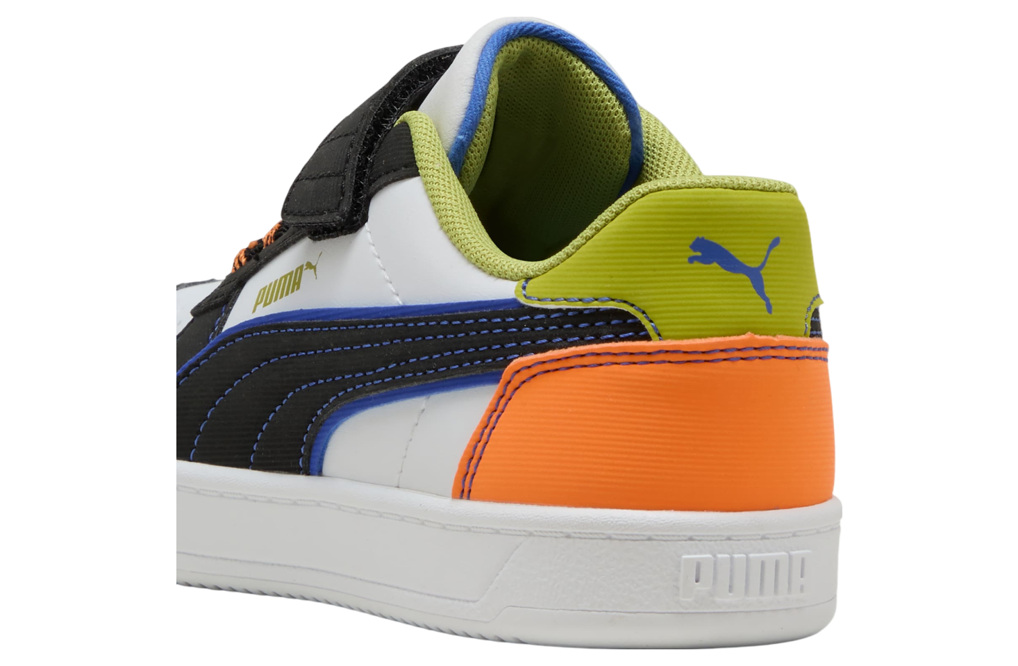 Puma Caven 2.0 Starblitz GS White / Sea Kelp / Orange Glo