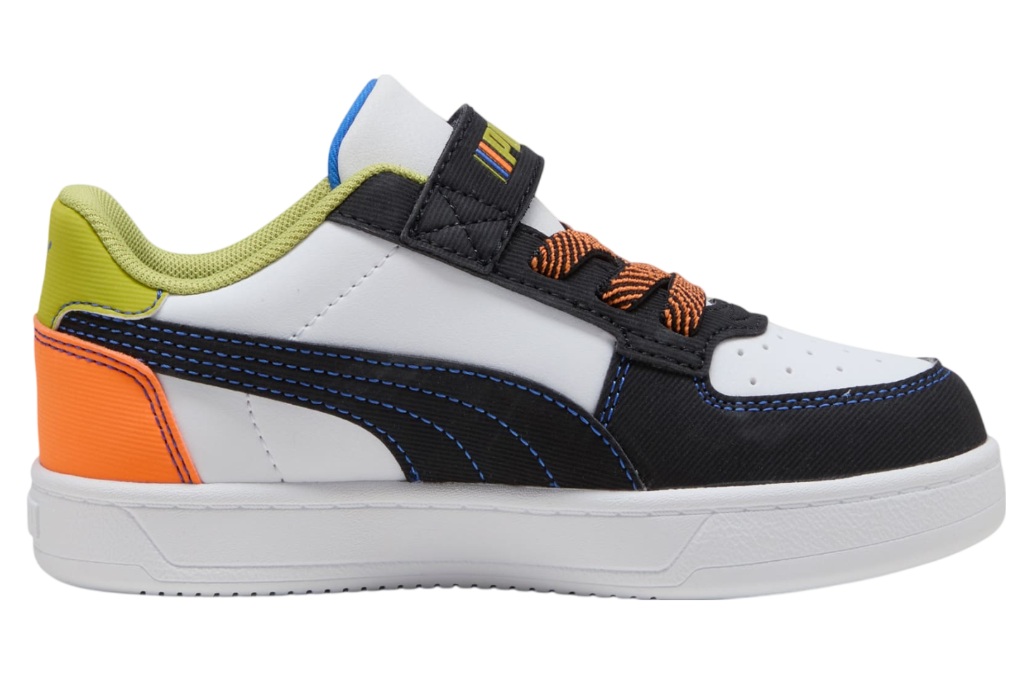 Puma Caven 2.0 Starblitz GS White / Sea Kelp / Orange Glo