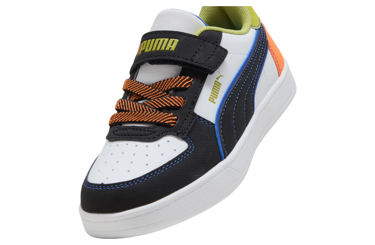 Puma Caven 2.0 Starblitz GS White / Sea Kelp / Orange Glo