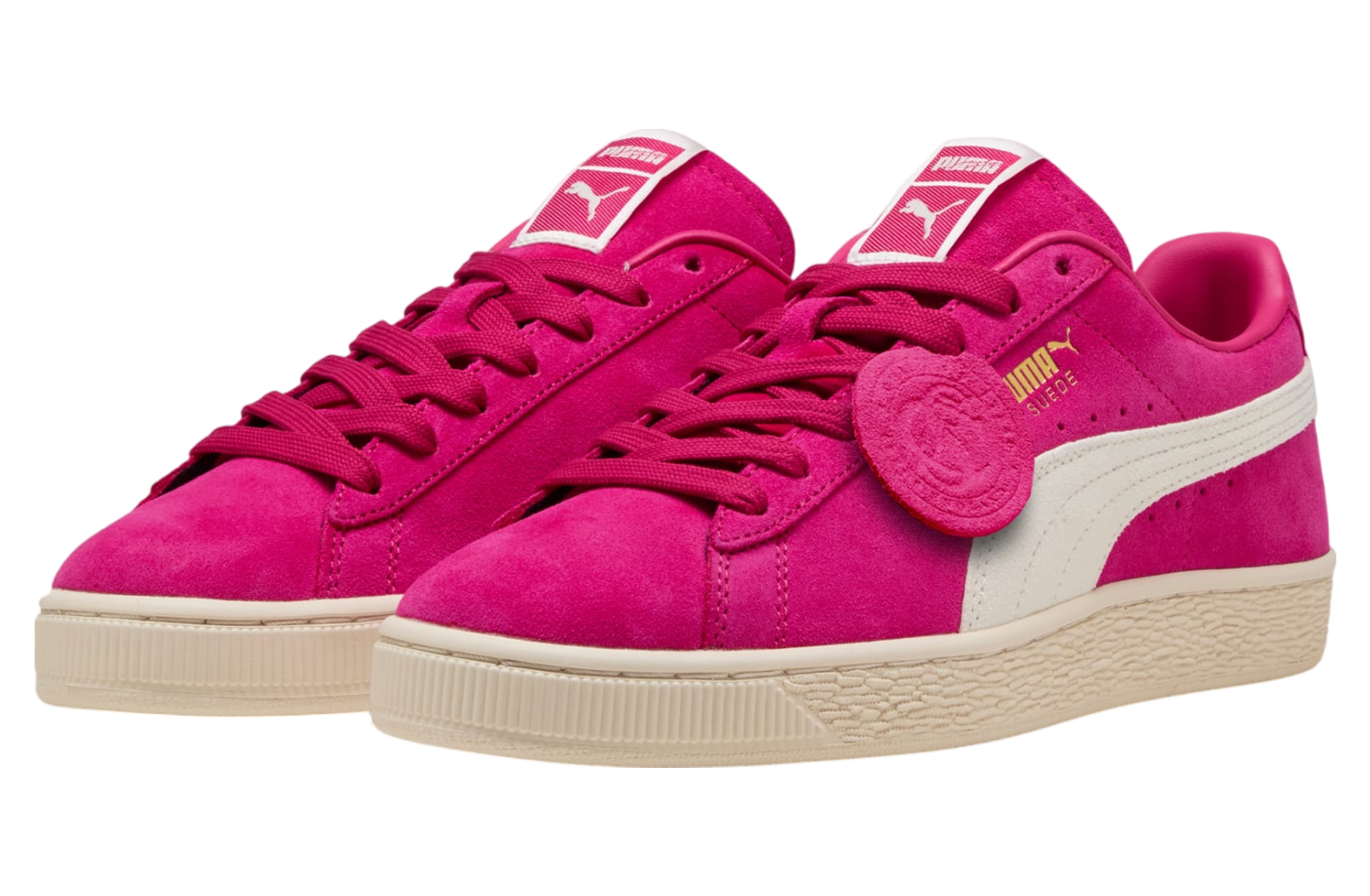 Puma Charles F. Stead Suede II Pink Alert / White