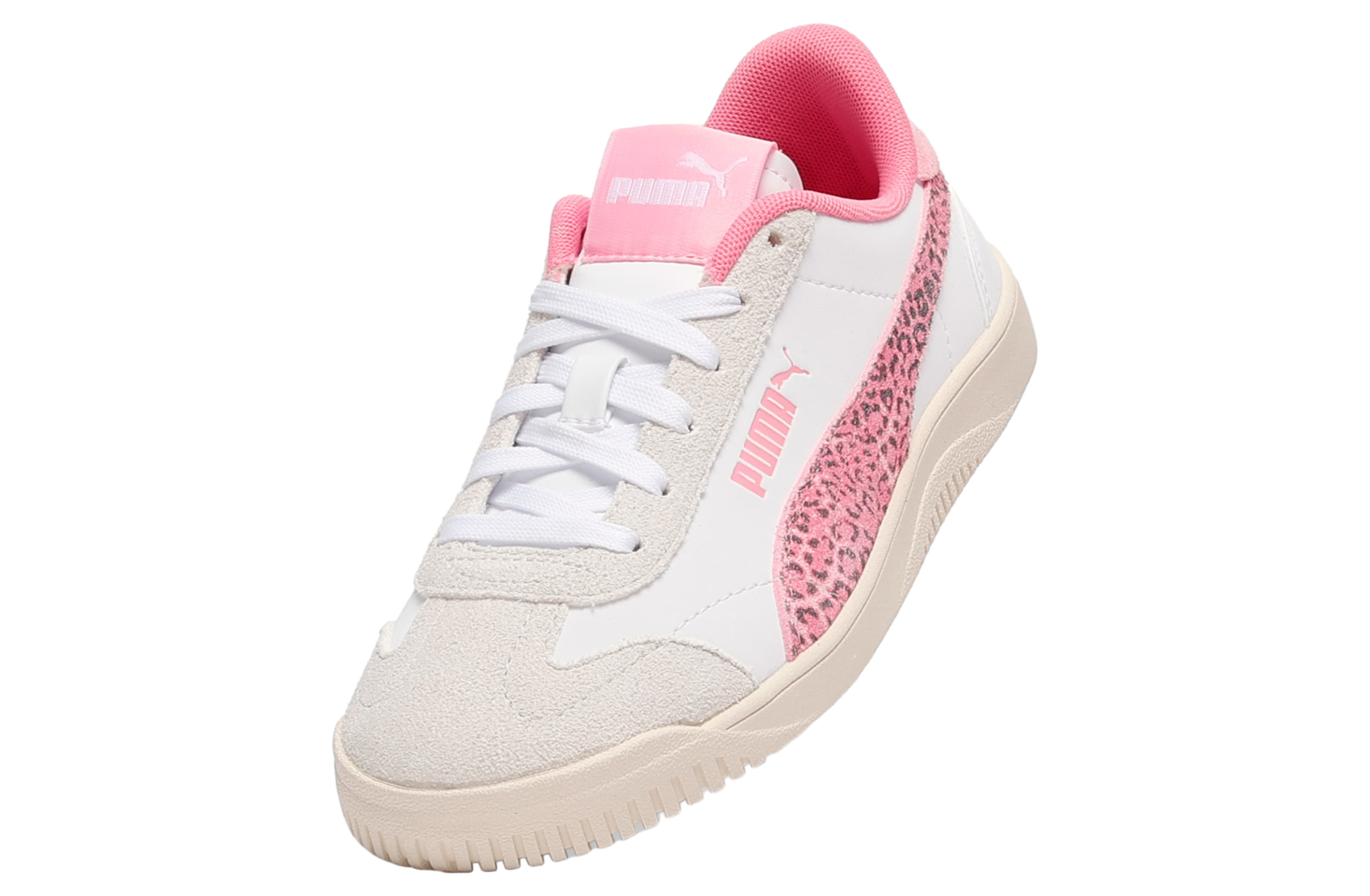 Puma Club 5v5 Animal GS White / Pink Shimmer