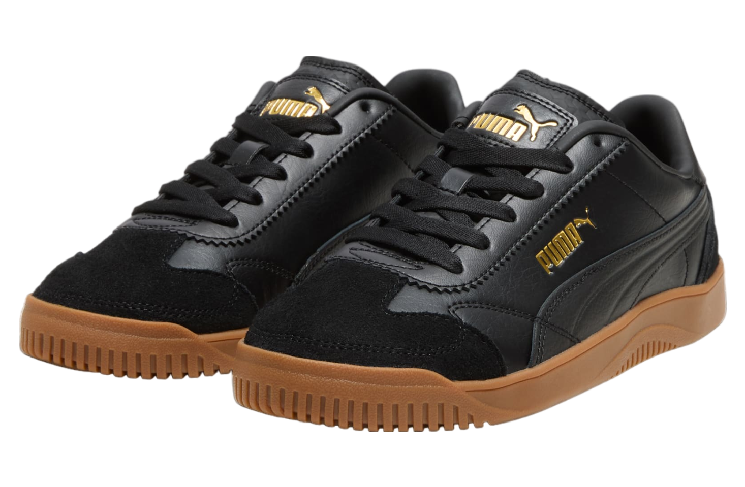 Puma black gold trainers online