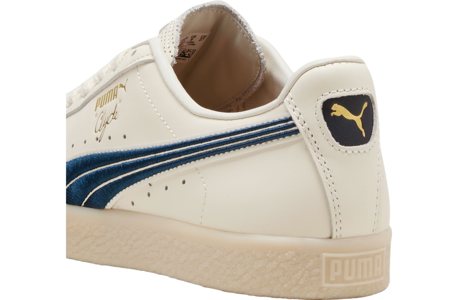 Puma Clyde Classics Warm White / Sedate Gray