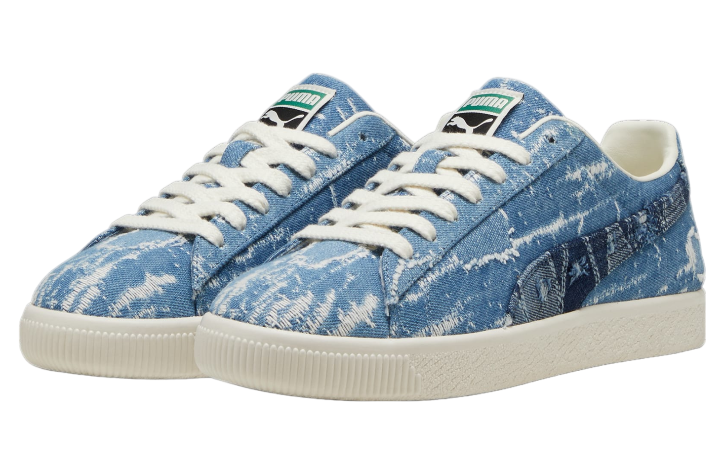 Puma Clyde Denim Frosted Ivory / Faded Denim