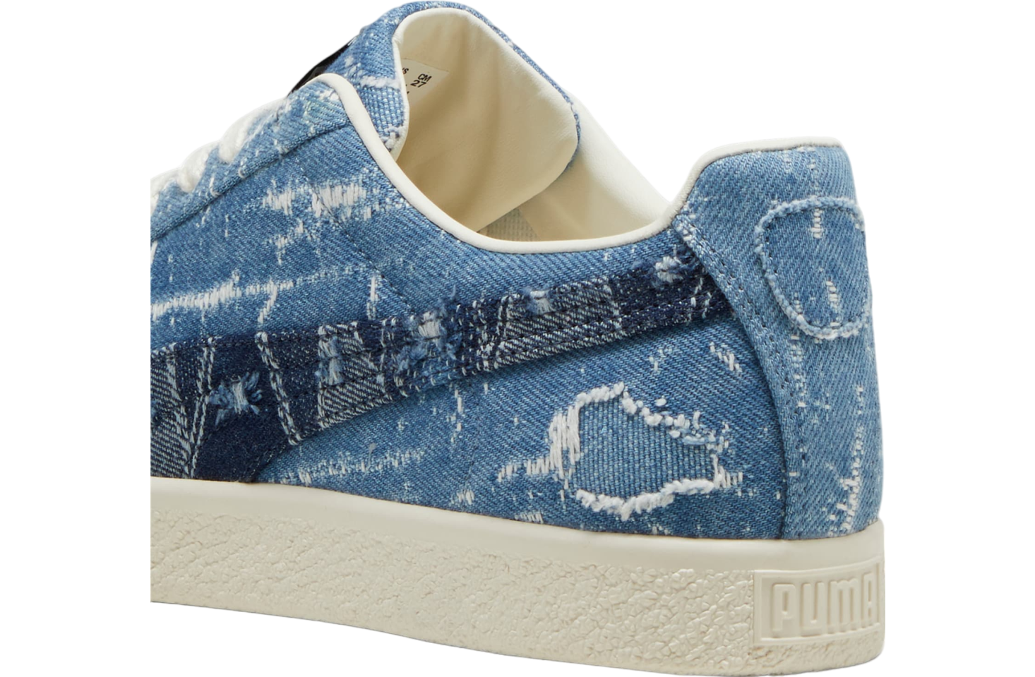 Puma Clyde Denim Frosted Ivory / Faded Denim