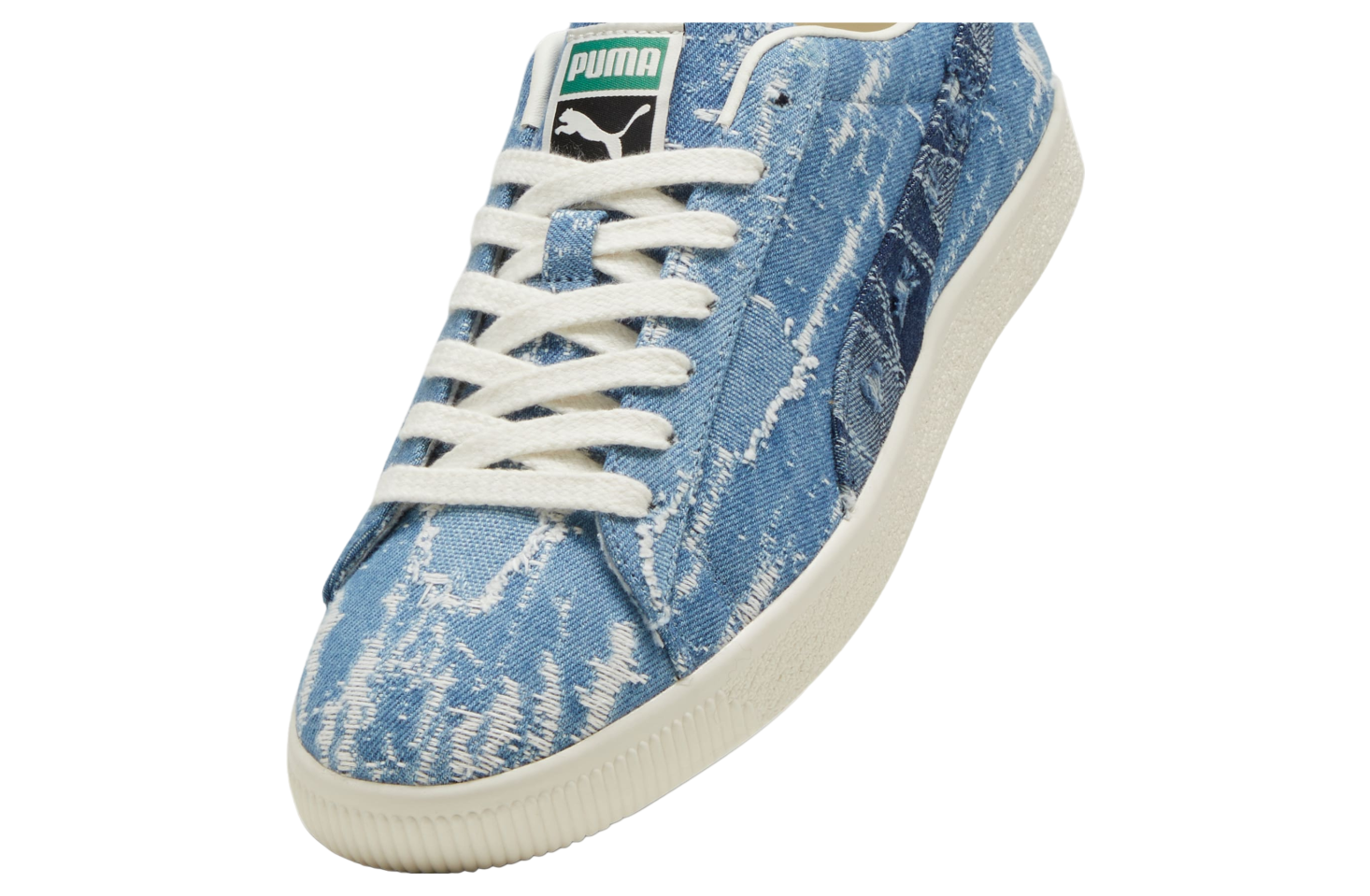 Puma Clyde Denim Frosted Ivory / Faded Denim