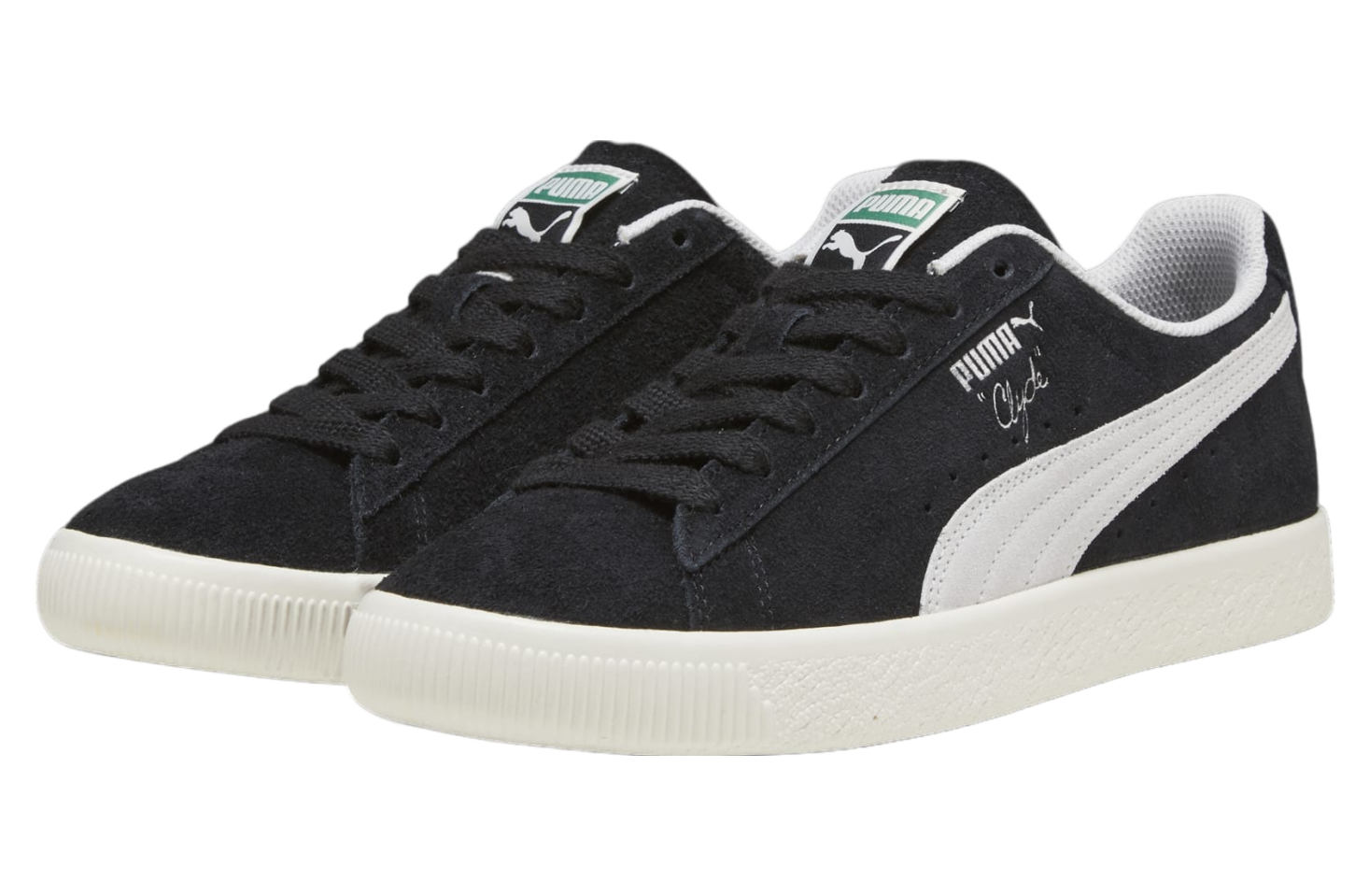 Puma Clyde Hairy Suede Black / Frosted Ivory