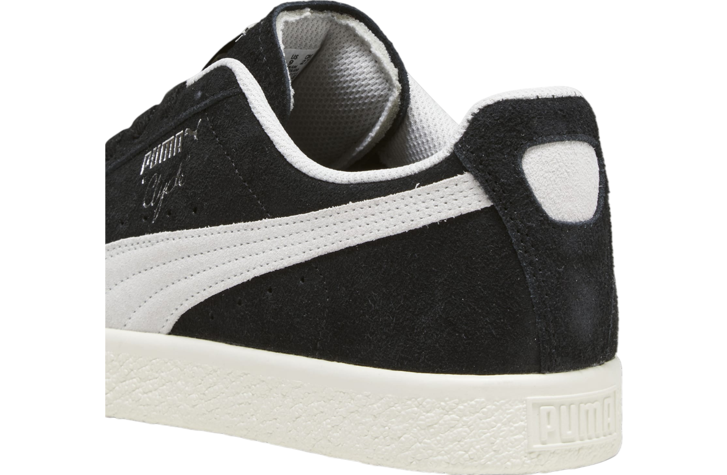 Puma Clyde Hairy Suede Black / Frosted Ivory