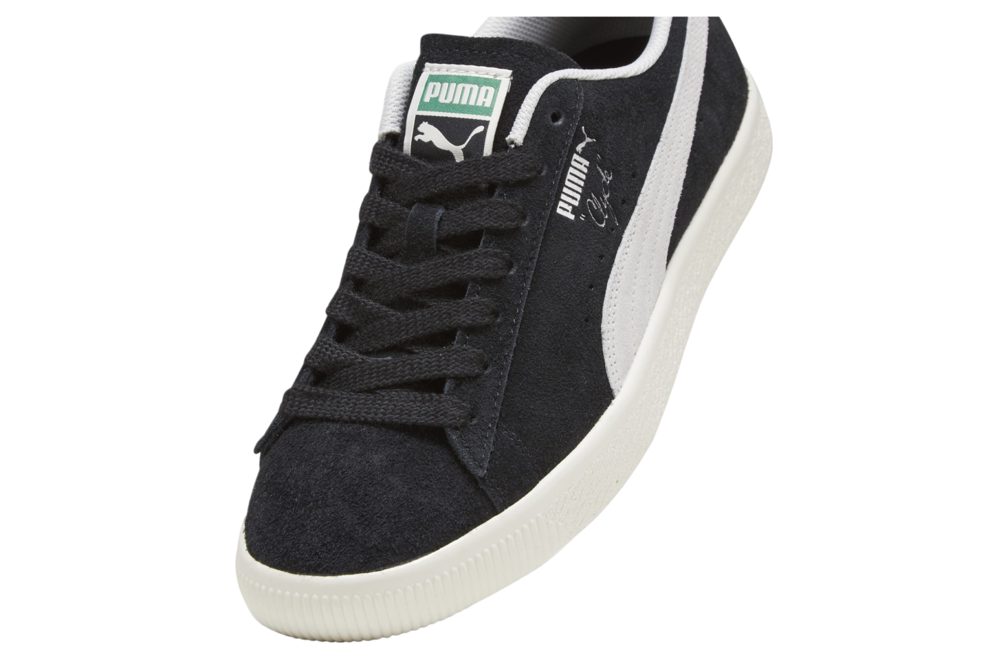 Puma Clyde Hairy Suede Black / Frosted Ivory