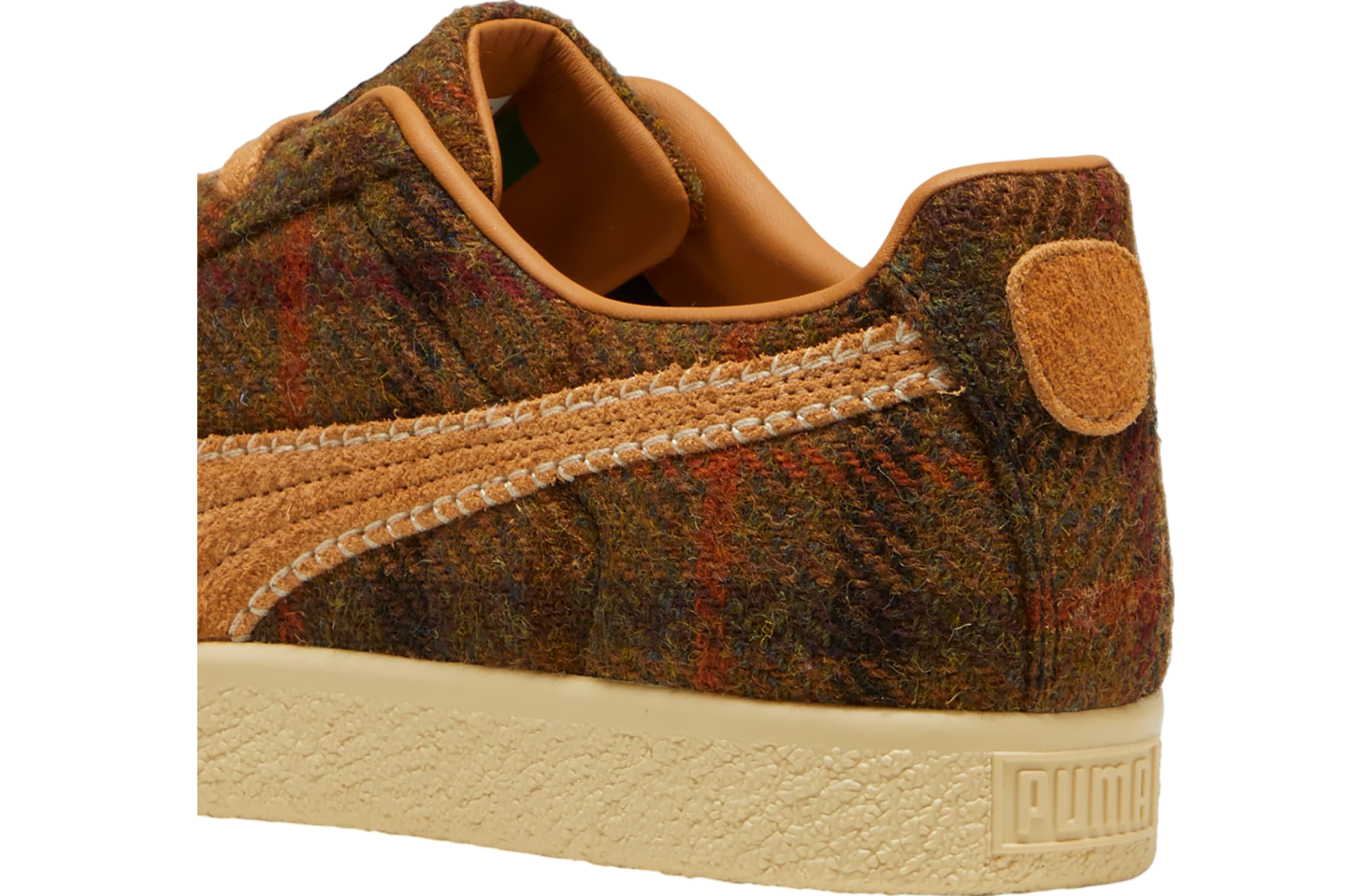 Puma Clyde Harris Tweed Chamomile / Caramel Latte