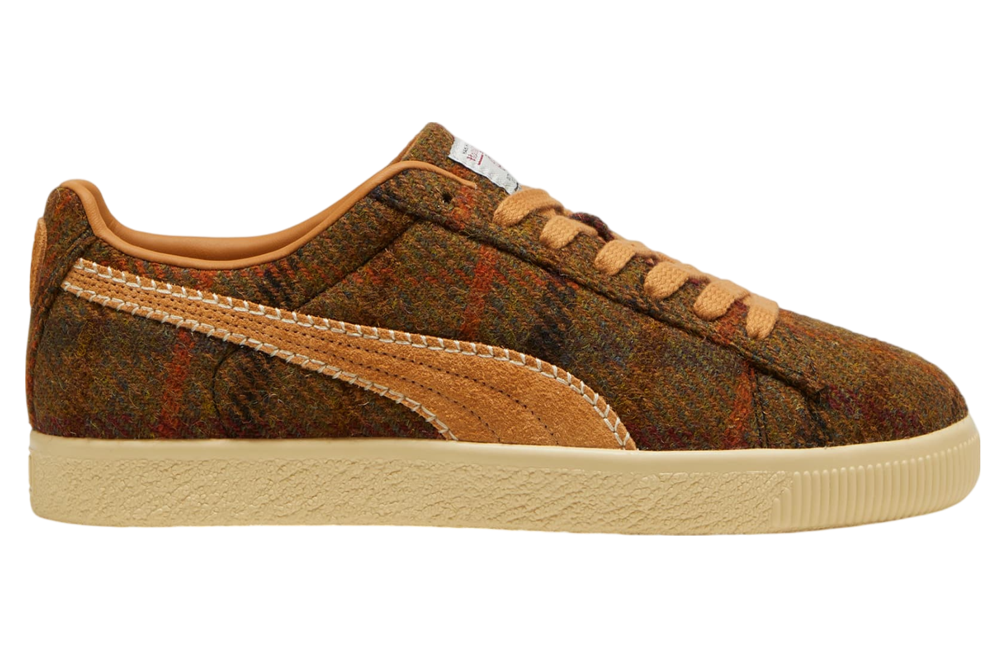 Puma Clyde Harris Tweed Chamomile / Caramel Latte