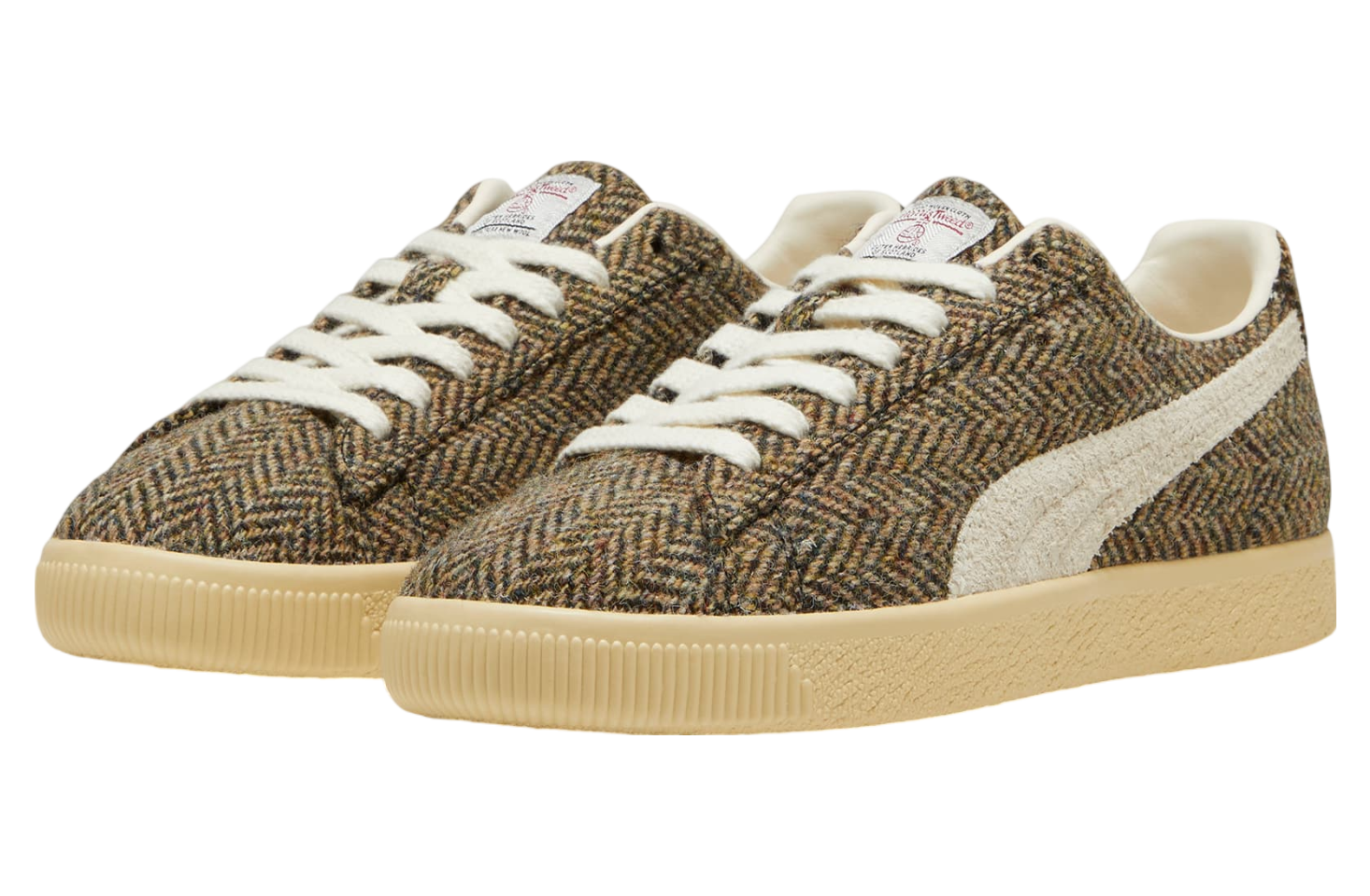 Puma Clyde Harris Tweed Chamomile / Sugared Almond