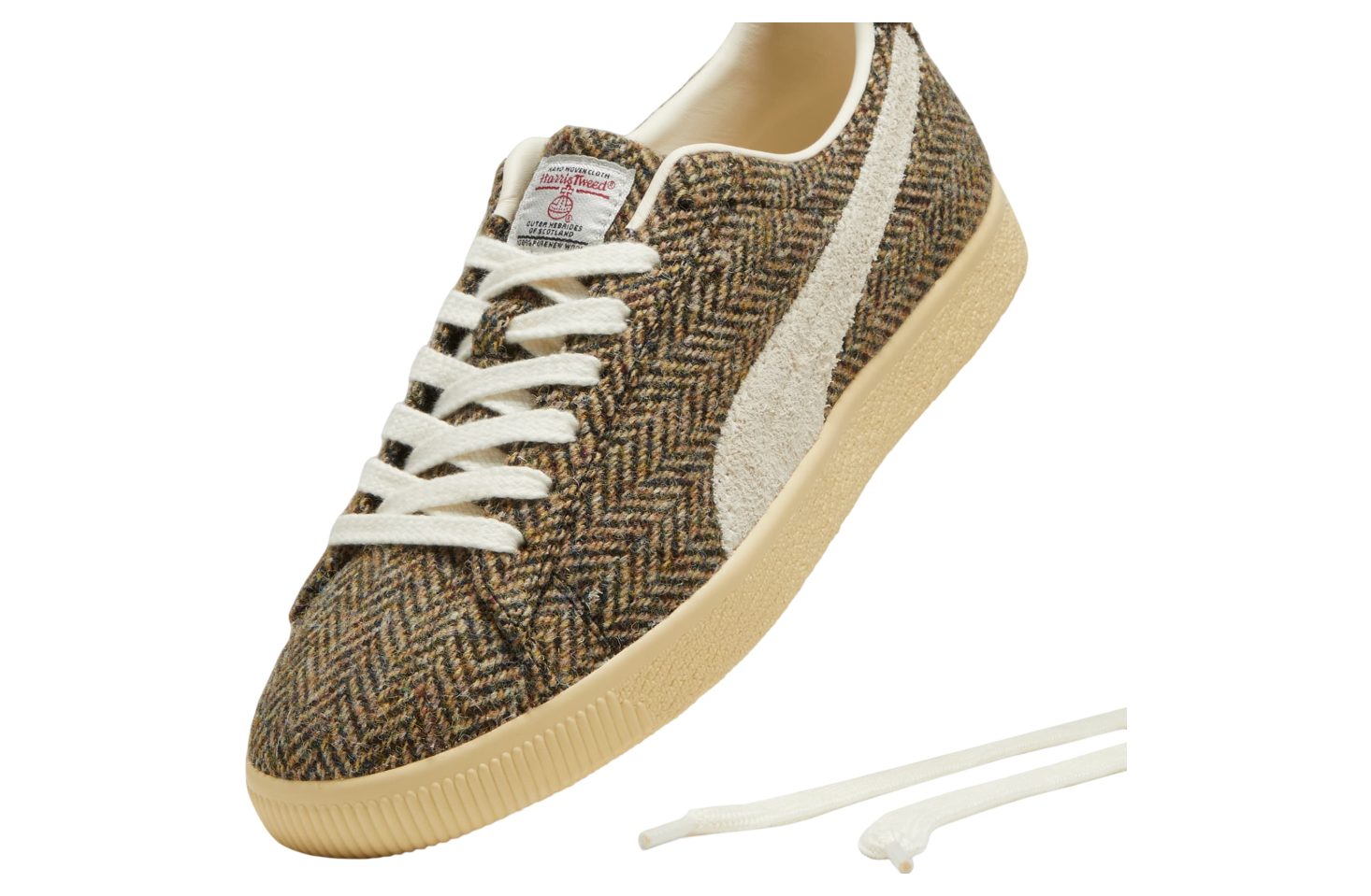 Puma Clyde Harris Tweed Chamomile / Sugared Almond