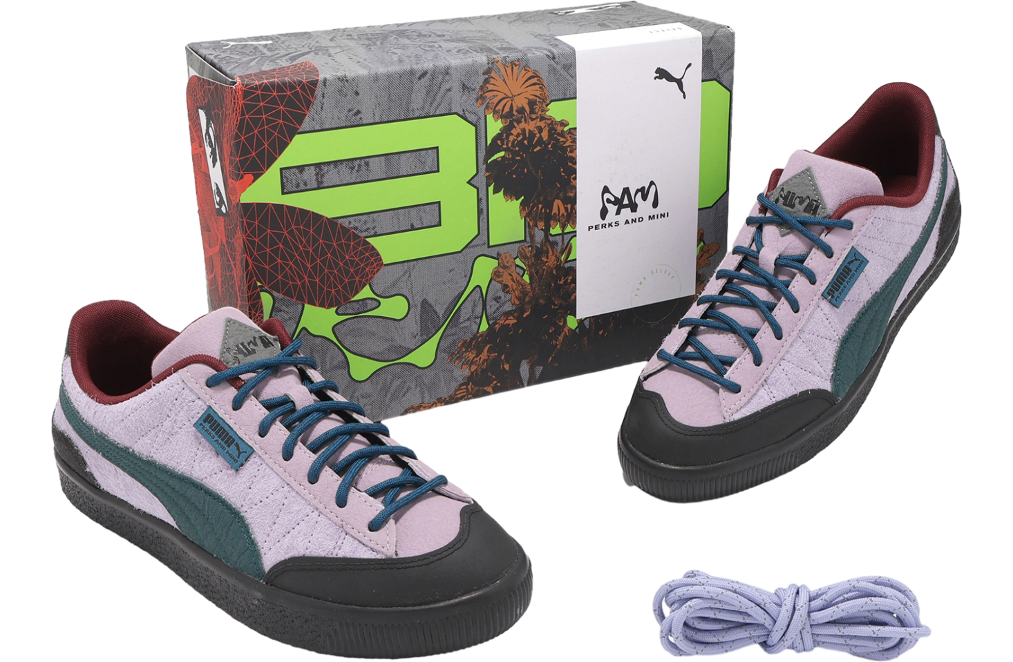 Puma Clyde PAM Lavender Shock / Ocean Tropic - Aug 2024