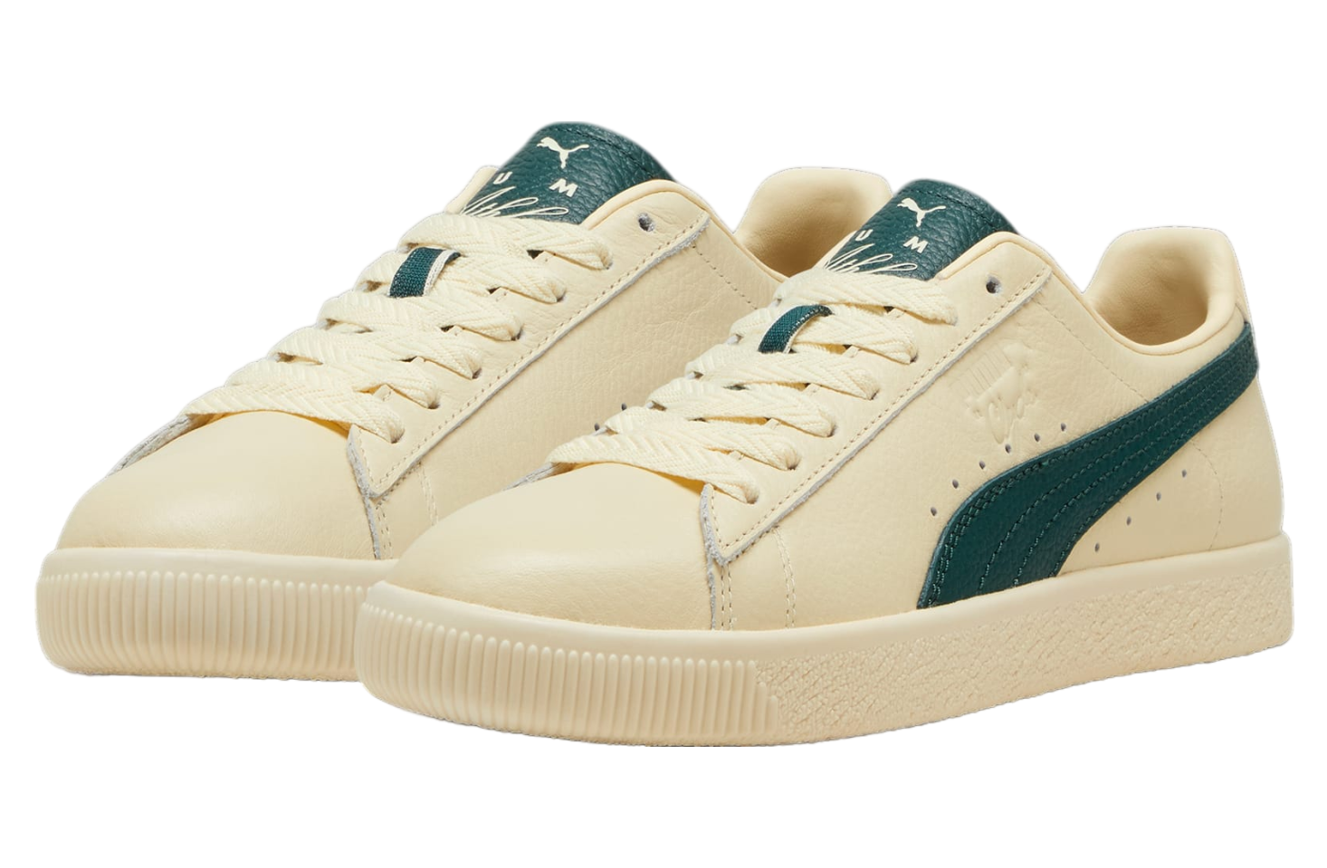 Puma Clyde Players Lane Creamy Vanilla / Dark Myrtle