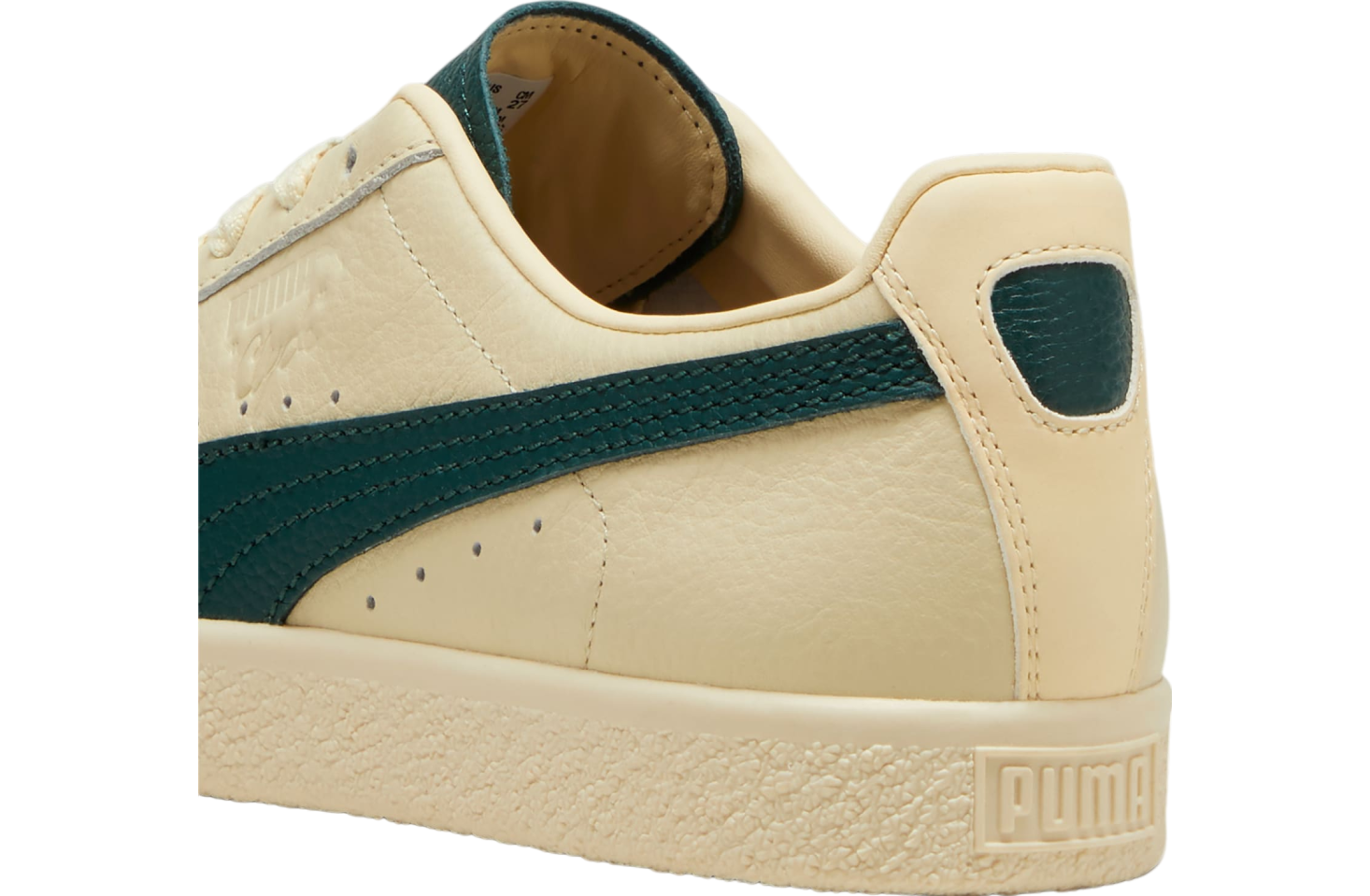 Puma Clyde Players Lane Creamy Vanilla / Dark Myrtle