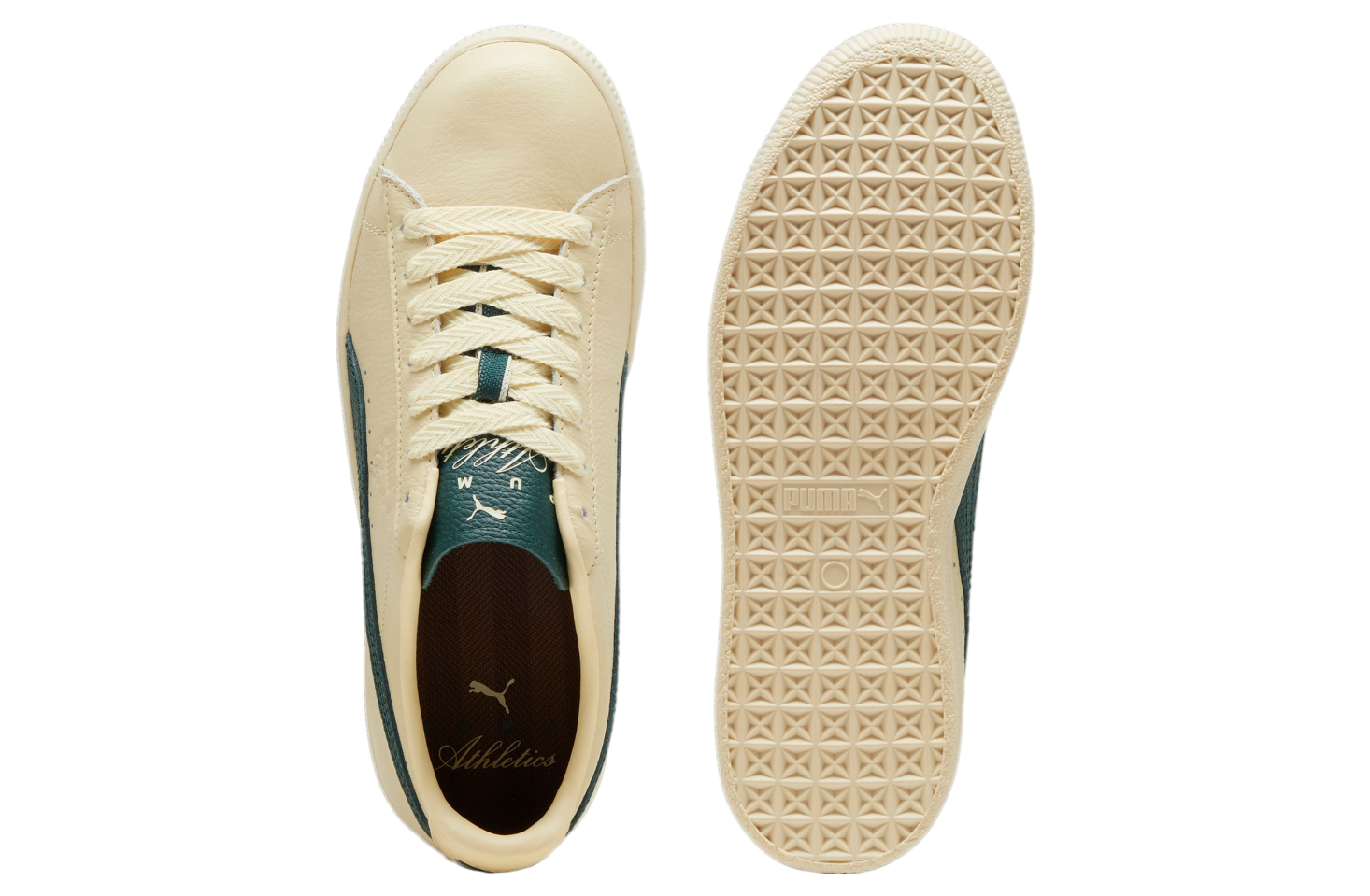 Puma Clyde Players Lane Creamy Vanilla / Dark Myrtle