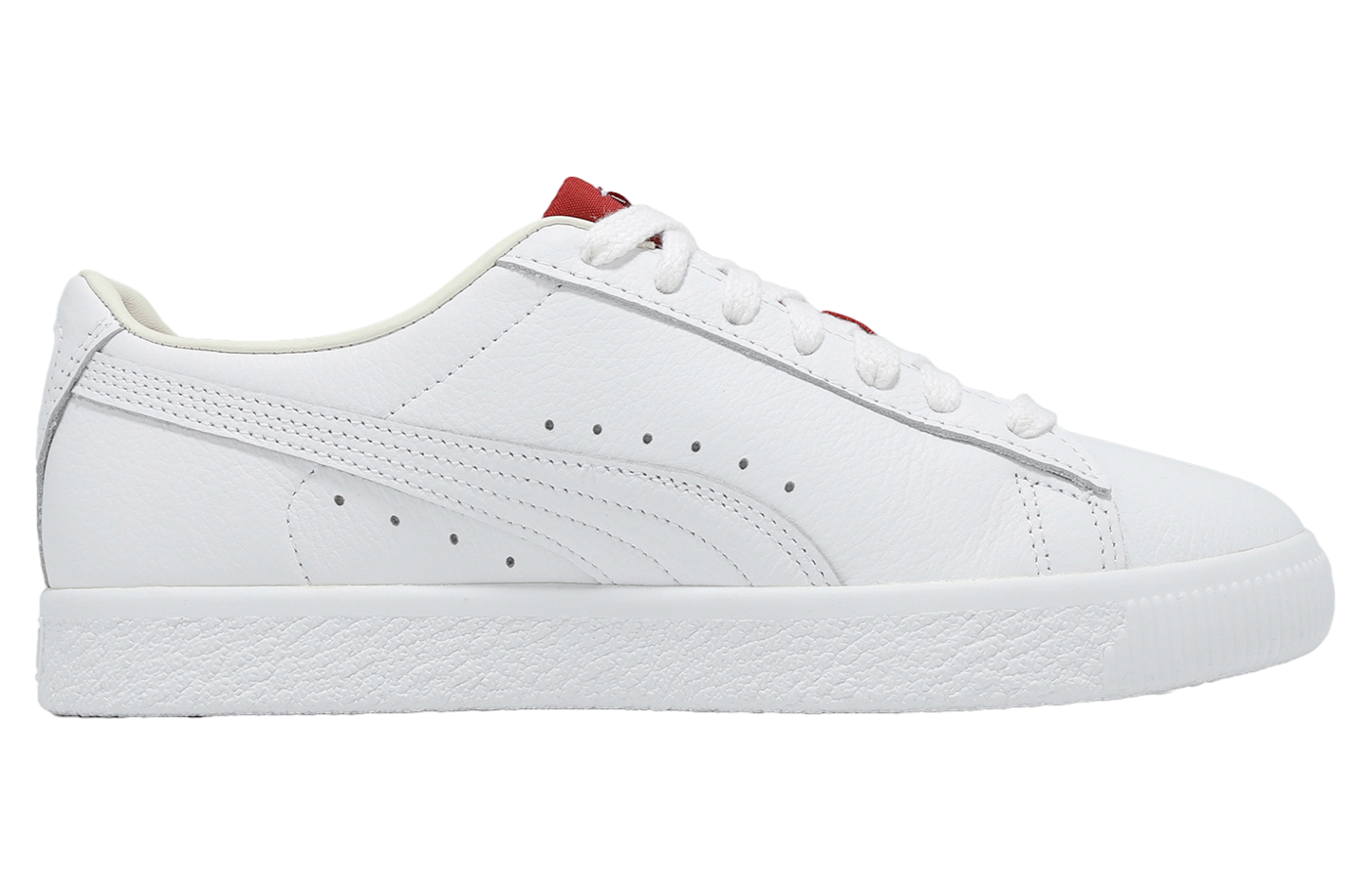 Puma Clyde Varsity II White / Club Red
