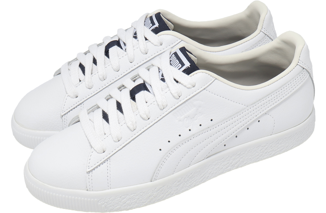 Puma Clyde Varsity II White / Navy