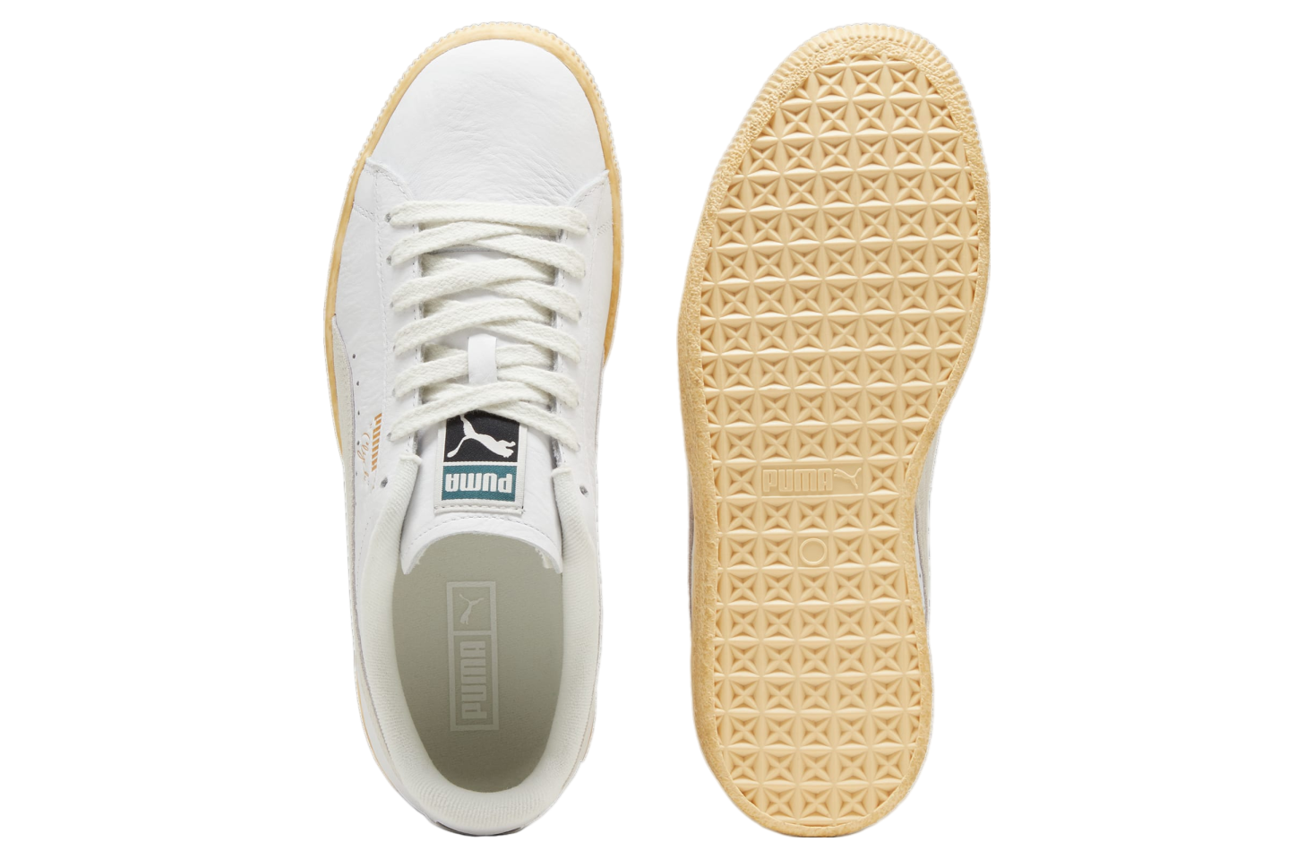 Puma Clyde Vintage White / Light Straw