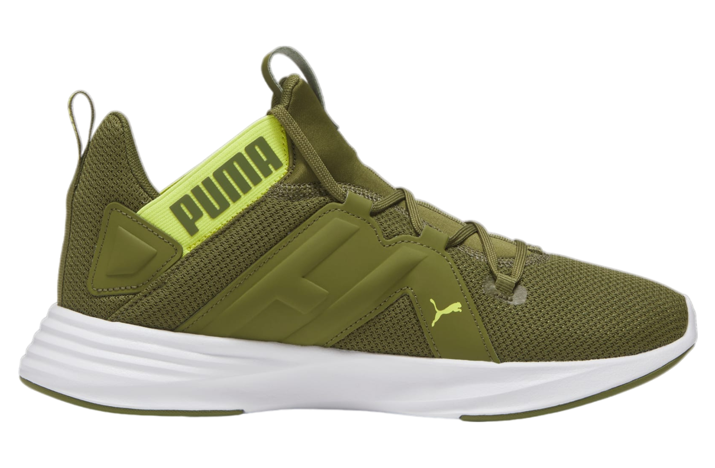 Puma Contempt Demi Olive Green / Lime Sheen