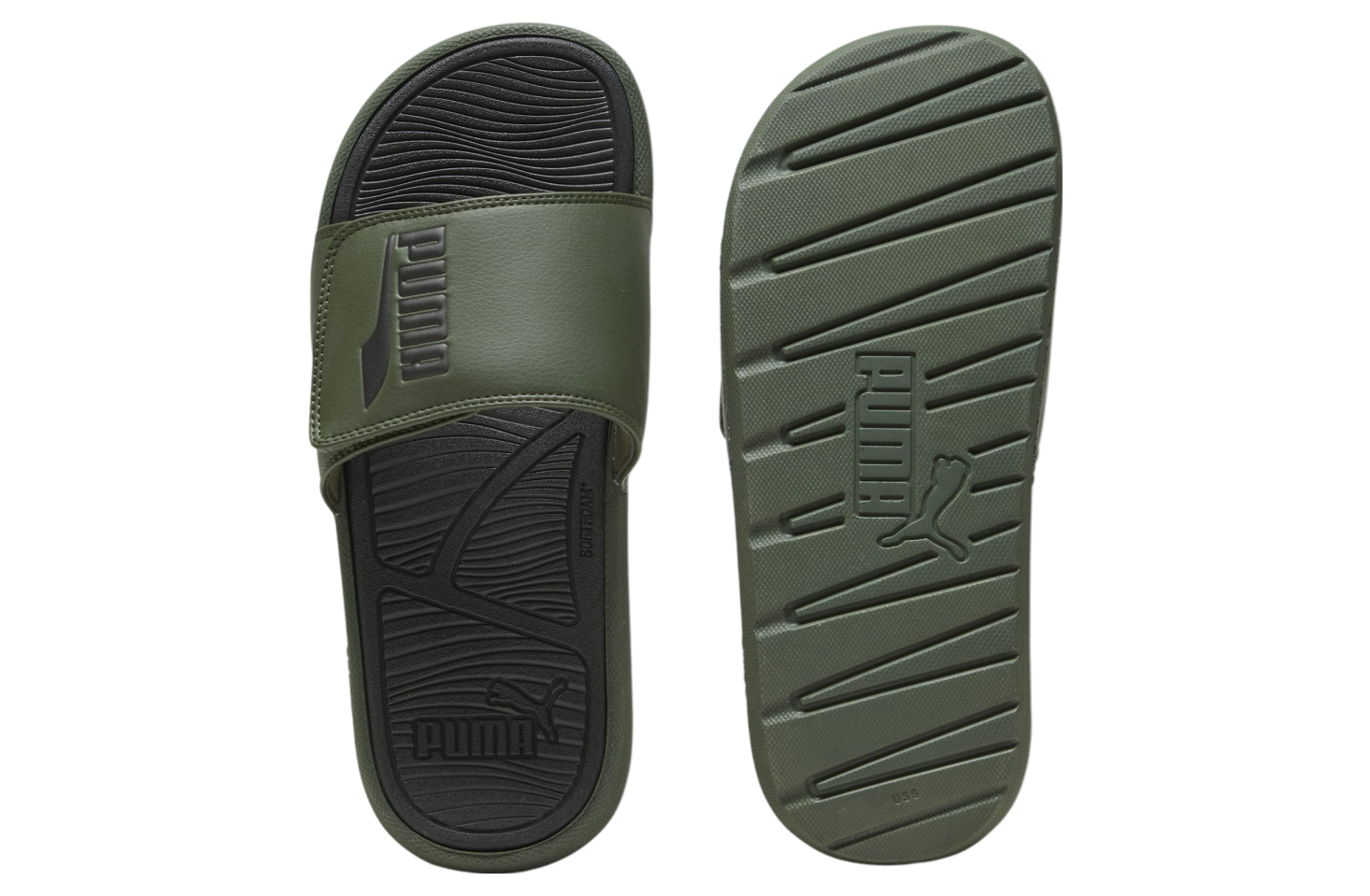 Puma Cool Cat 2.0 Fs Slides Myrtle / Black