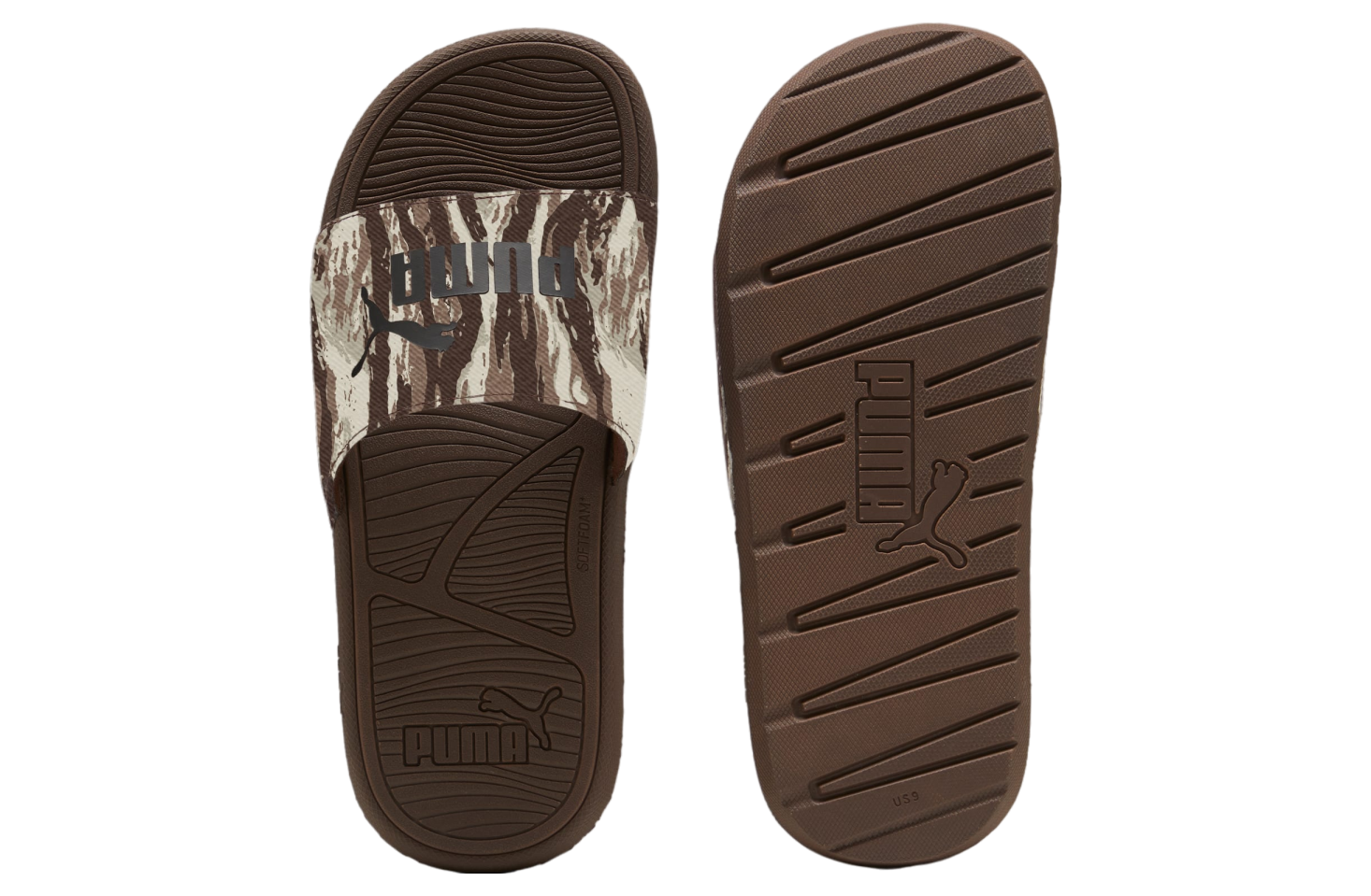 Puma Cool Cat 2.0 Nature Slides Dark Olive / Black