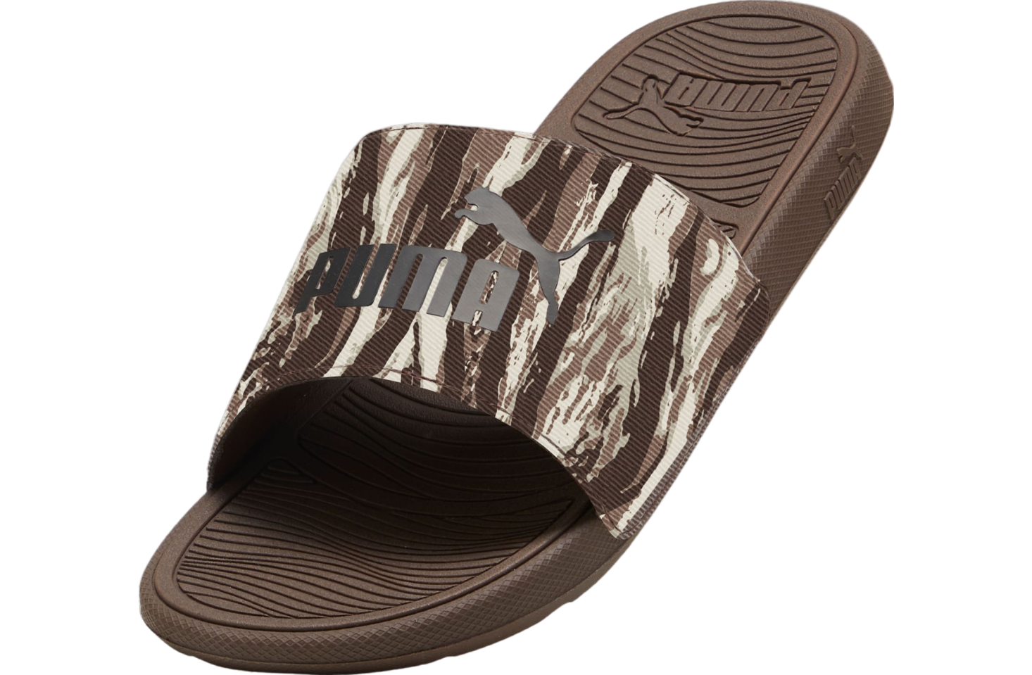 Puma Cool Cat 2.0 Nature Slides Dark Olive / Black